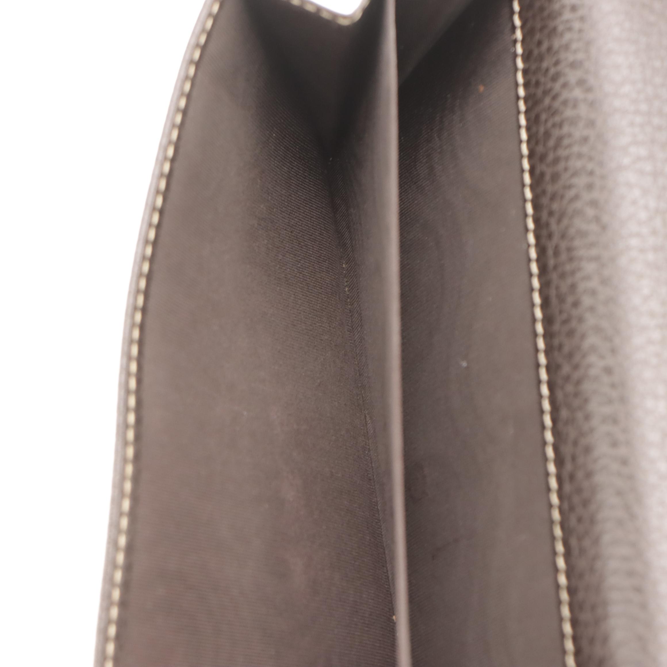 Gucci Eclipse Continental Wallet in GG Crystal Canvas and Brown Grained Leather