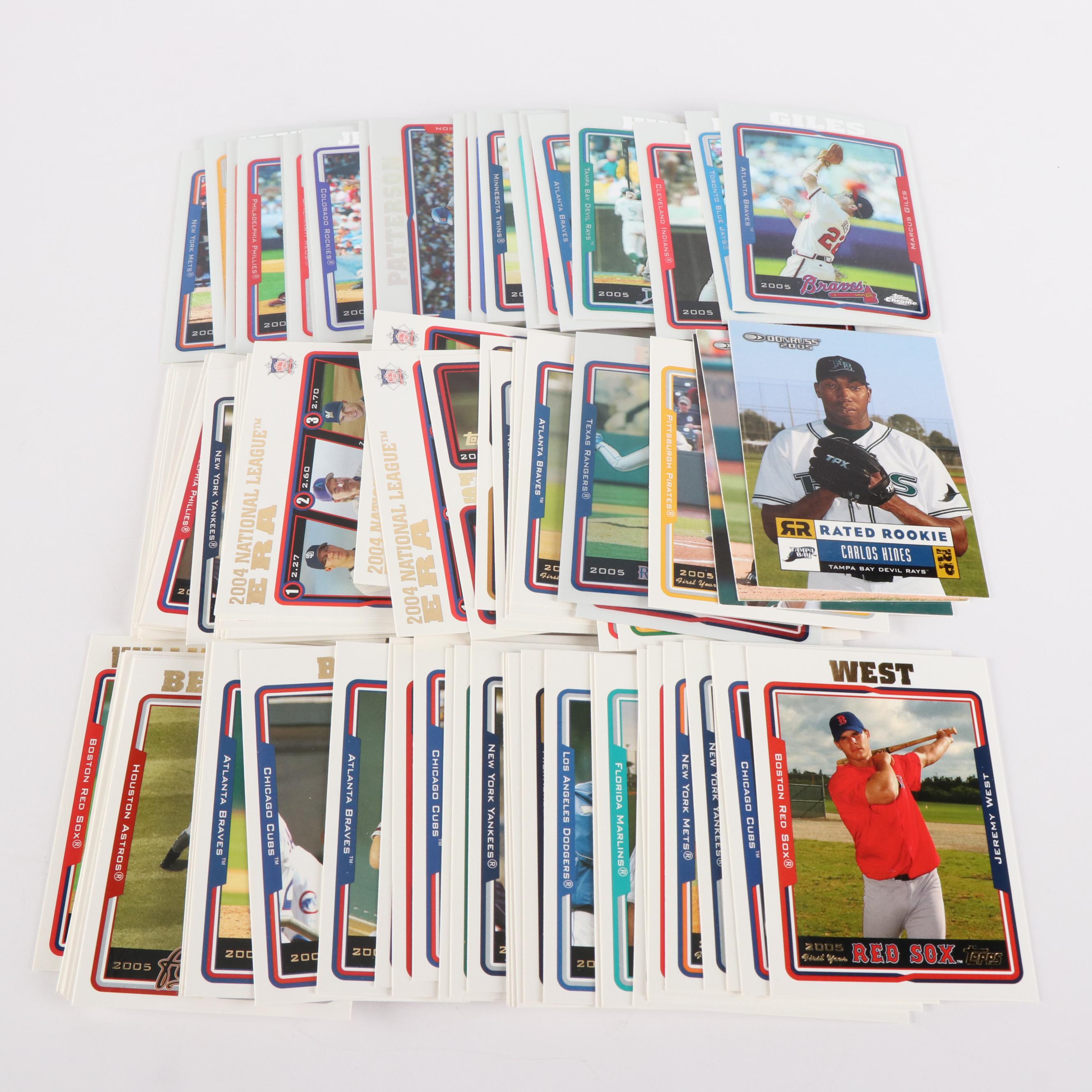 Collection of Baseball and Football Cards, 1970s to 2000s