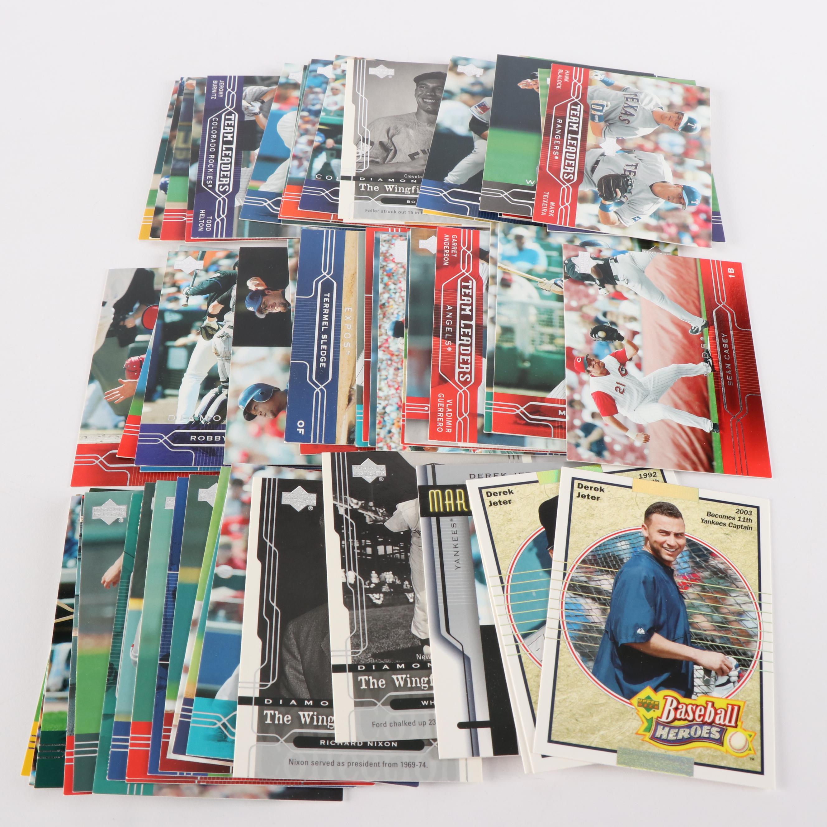 Collection of Baseball and Football Cards, 1970s to 2000s