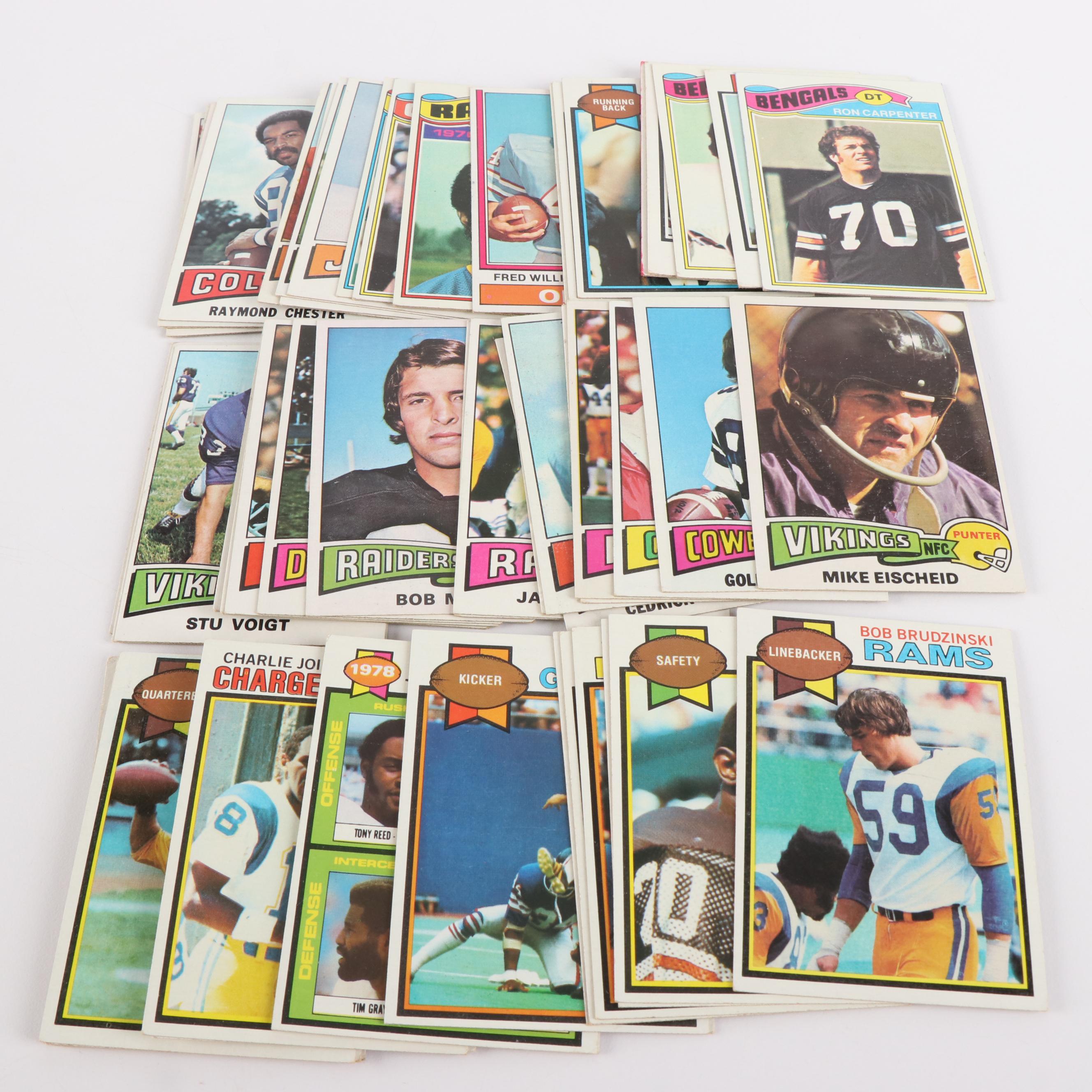 Collection of Baseball and Football Cards, 1970s to 2000s