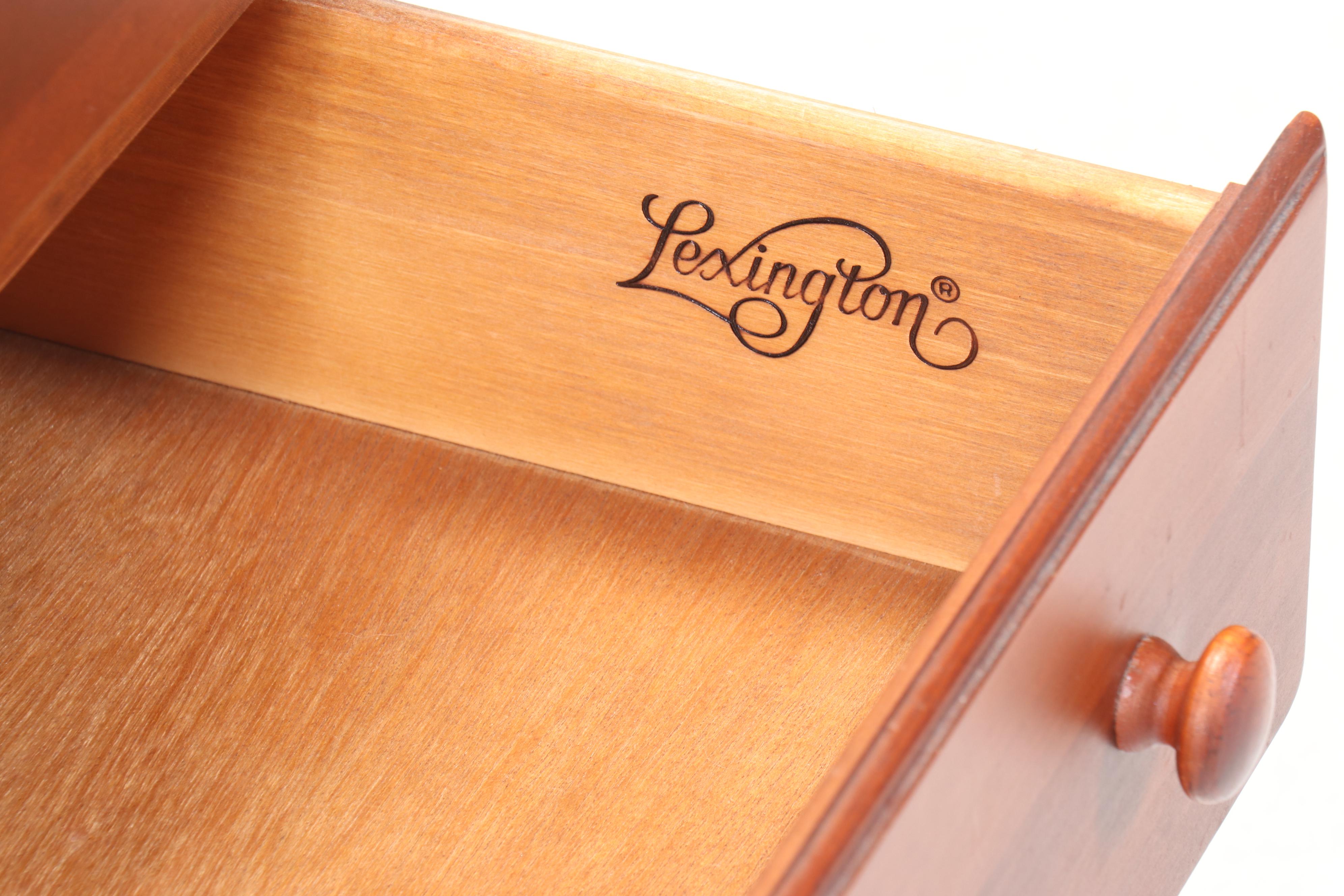 Pair of Lexington Shaker Style Cherry Nightstands