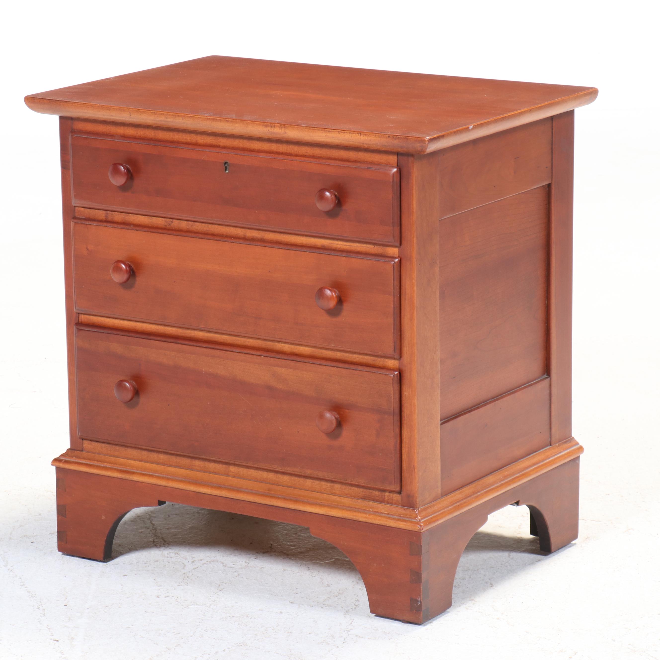 Pair of Lexington Shaker Style Cherry Nightstands