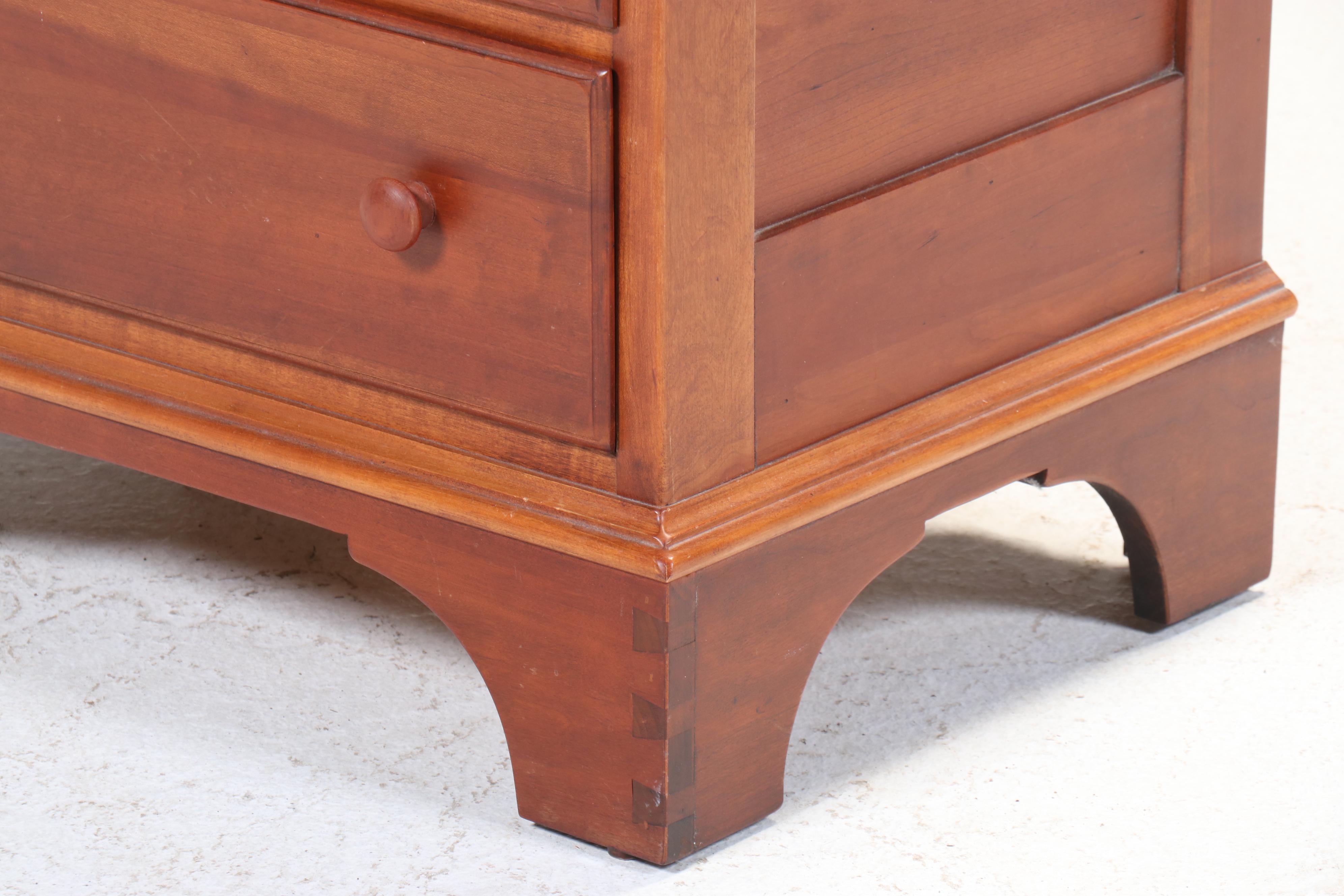 Pair of Lexington Shaker Style Cherry Nightstands