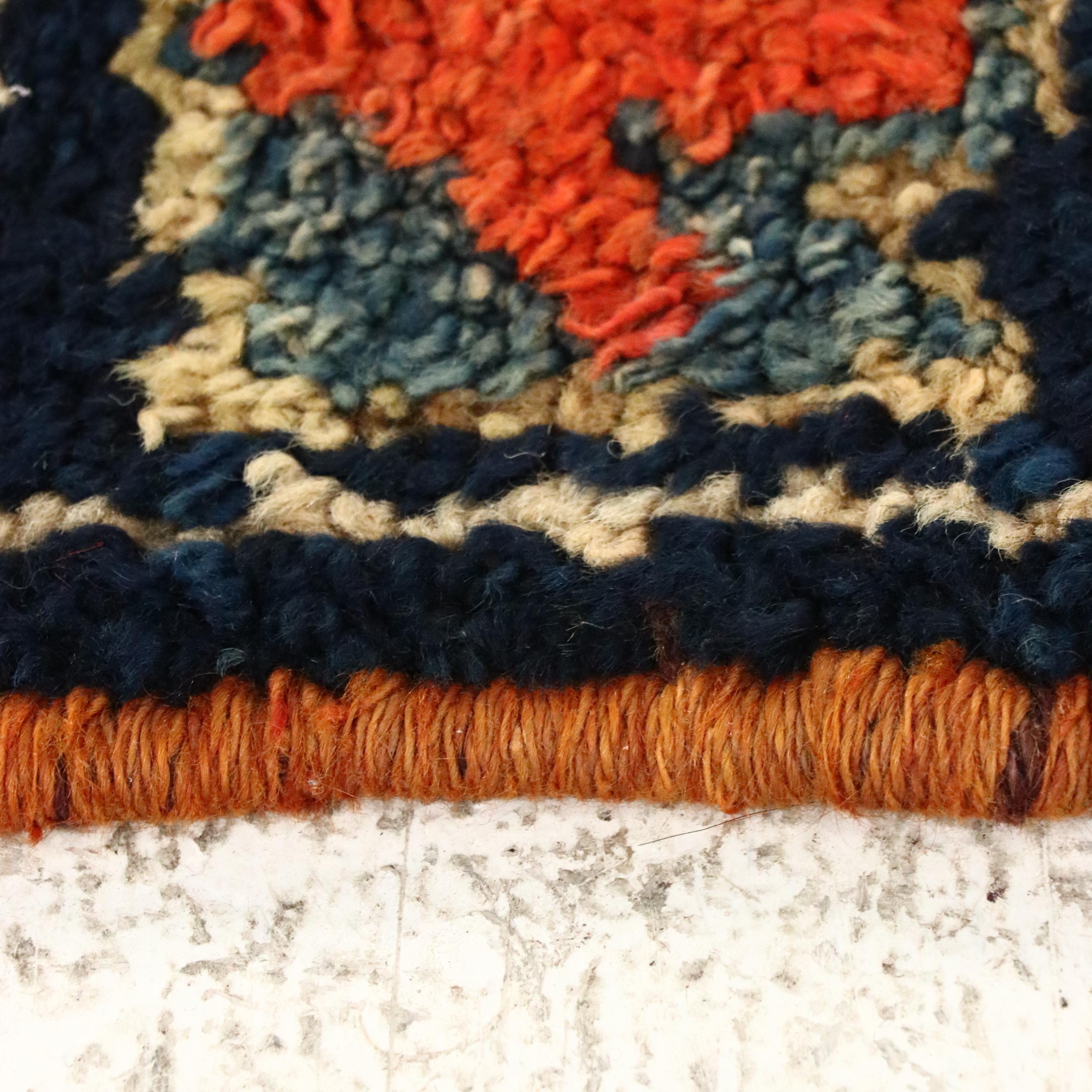 3'8 x 10'11 Hand-Knotted Caucasian Dagestan Long Rug