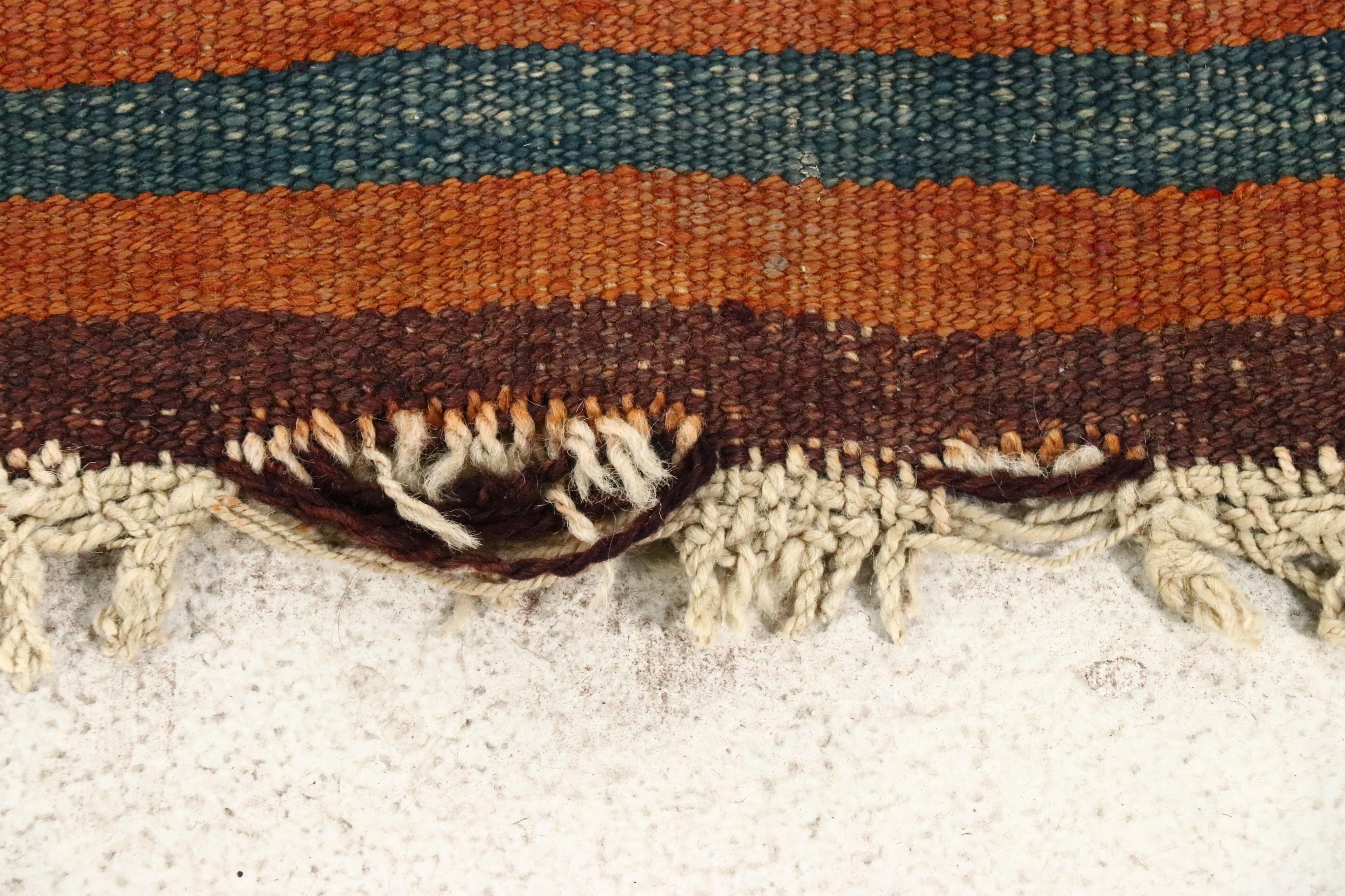 3'8 x 10'11 Hand-Knotted Caucasian Dagestan Long Rug