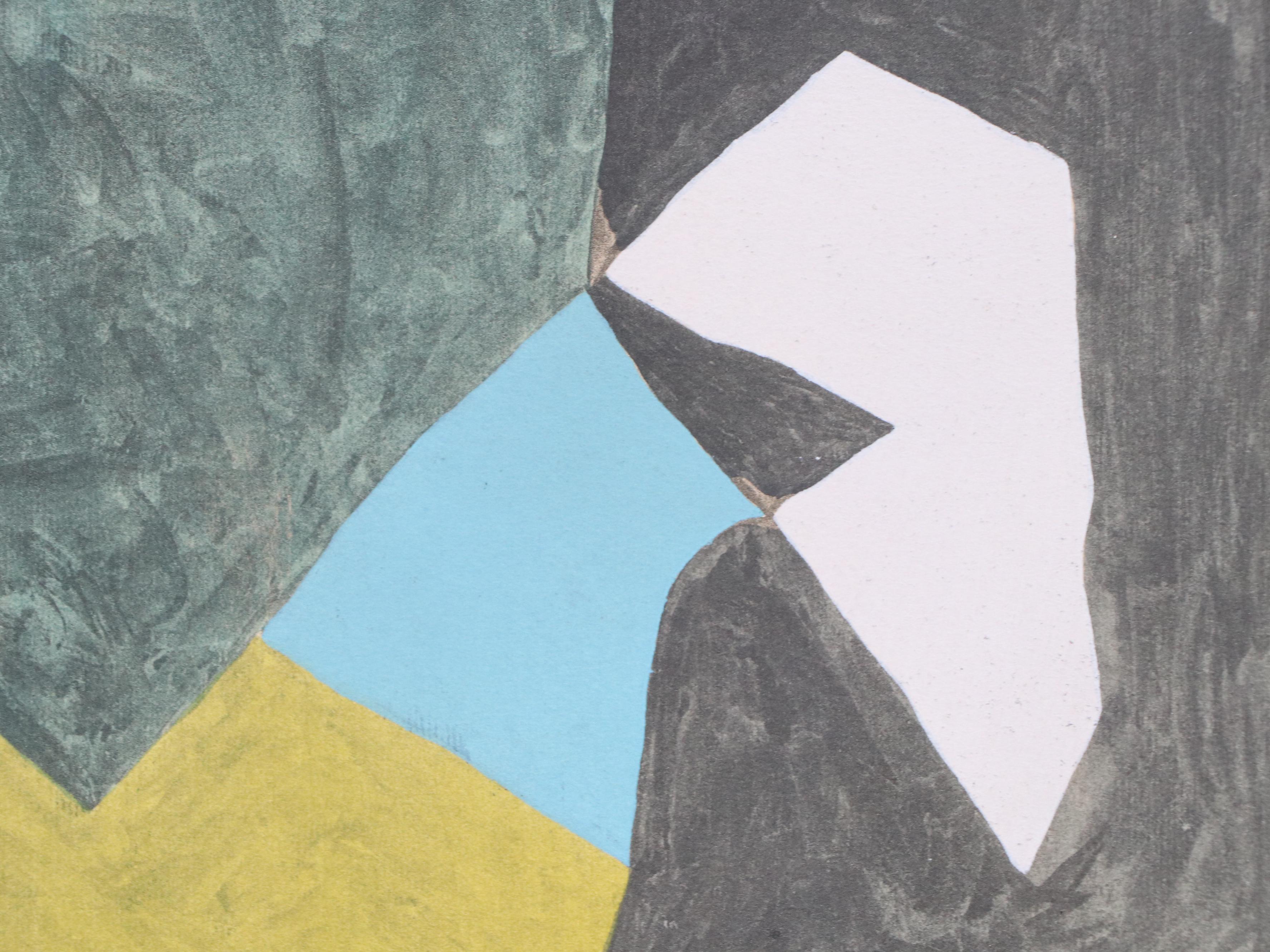 Serge Poliakoff Serigraph for "XX siècle," 1966