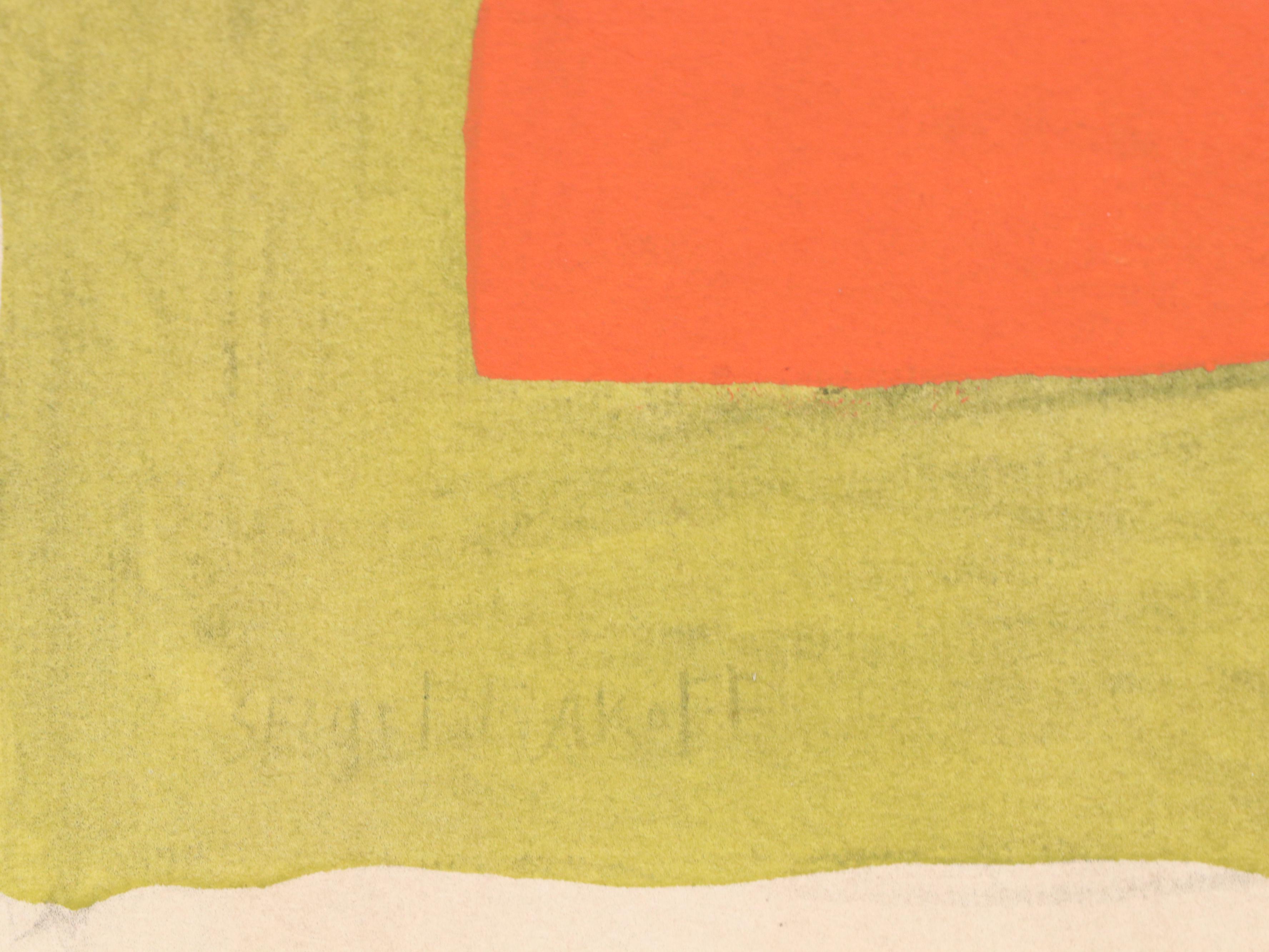 Serge Poliakoff Serigraph for "XX siècle," 1966