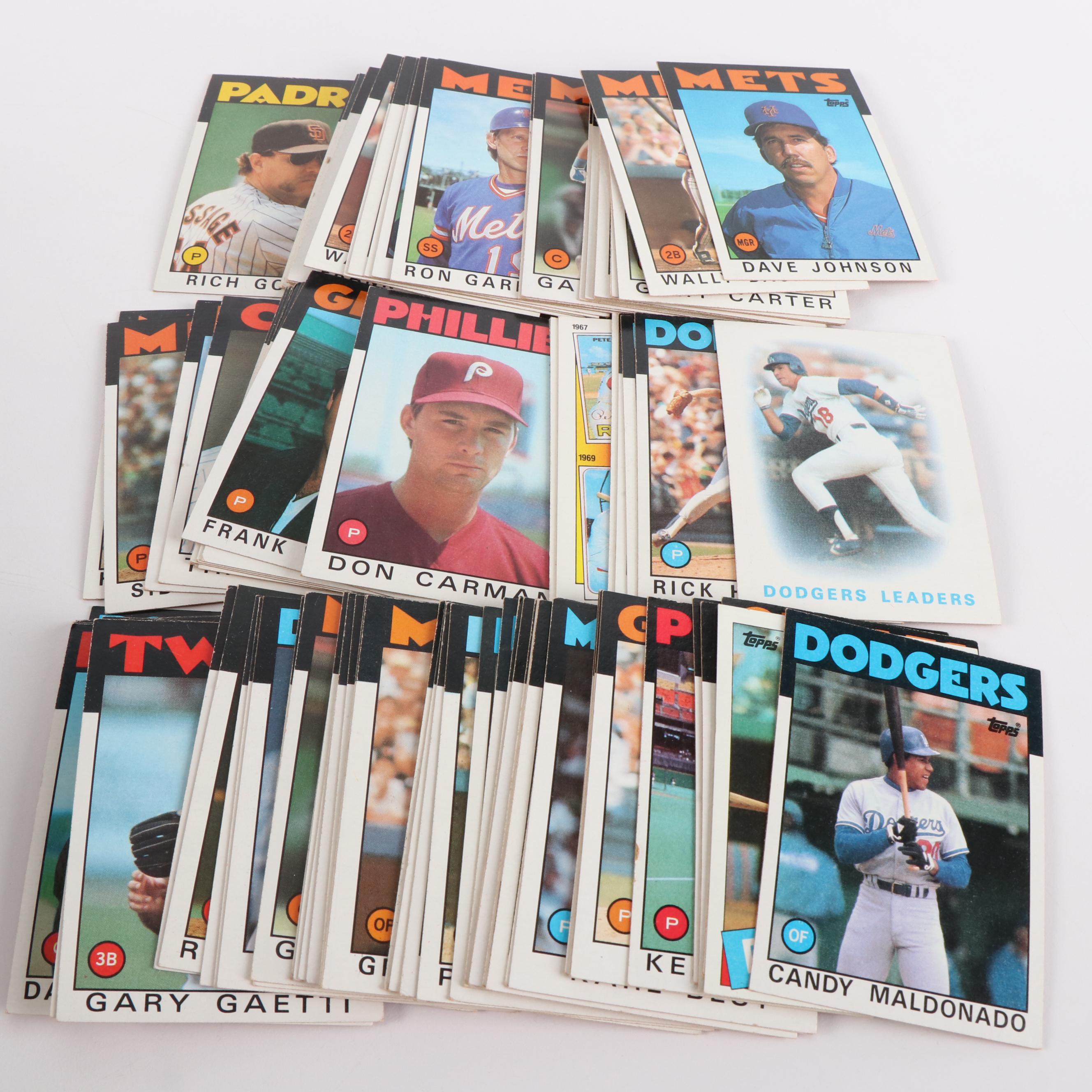Box of 1978 and 1986 Topps Baseball Cards and More