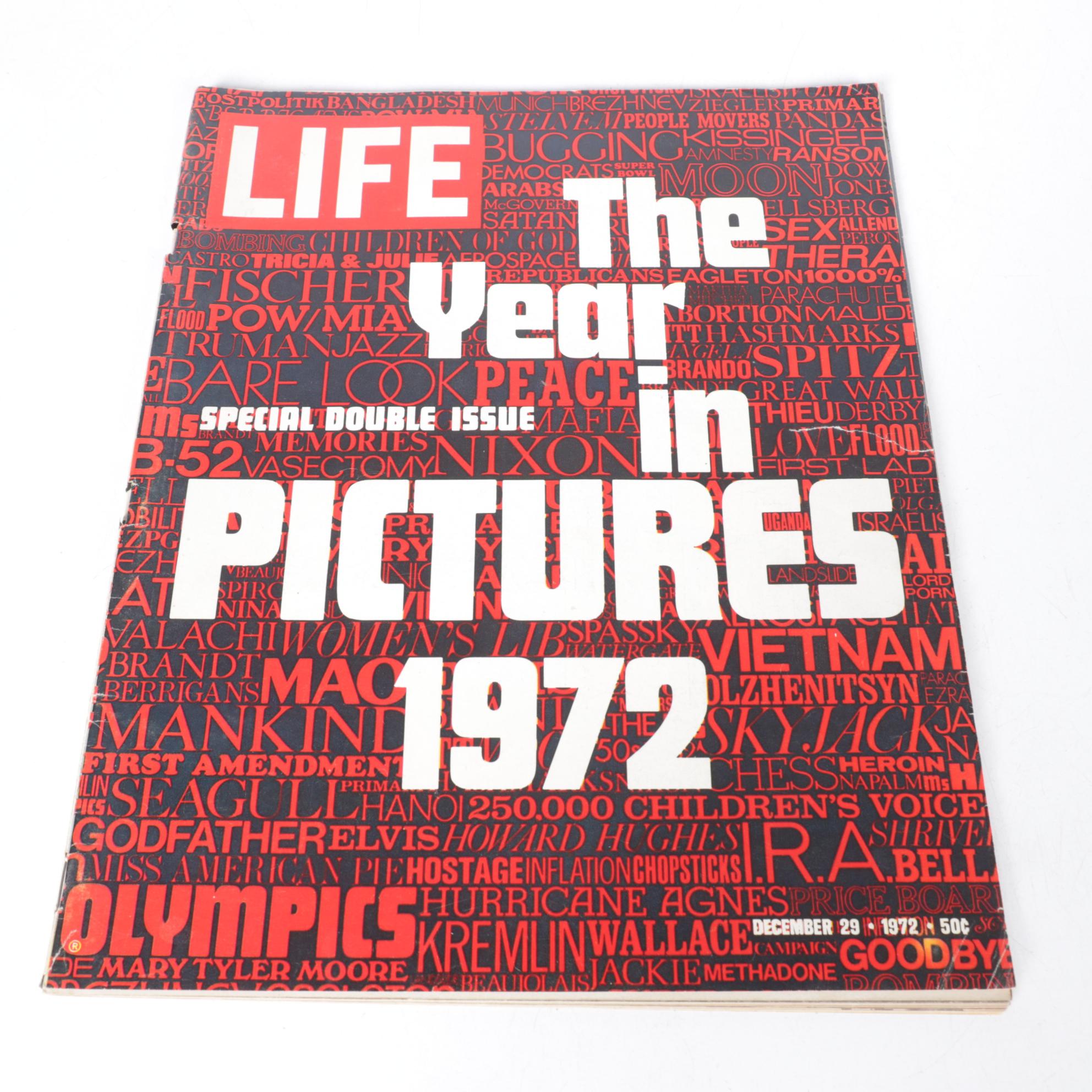 Time, LIFE, Newsweek & More Magazines Mourning John F. Kennedy with Buttons, 60s