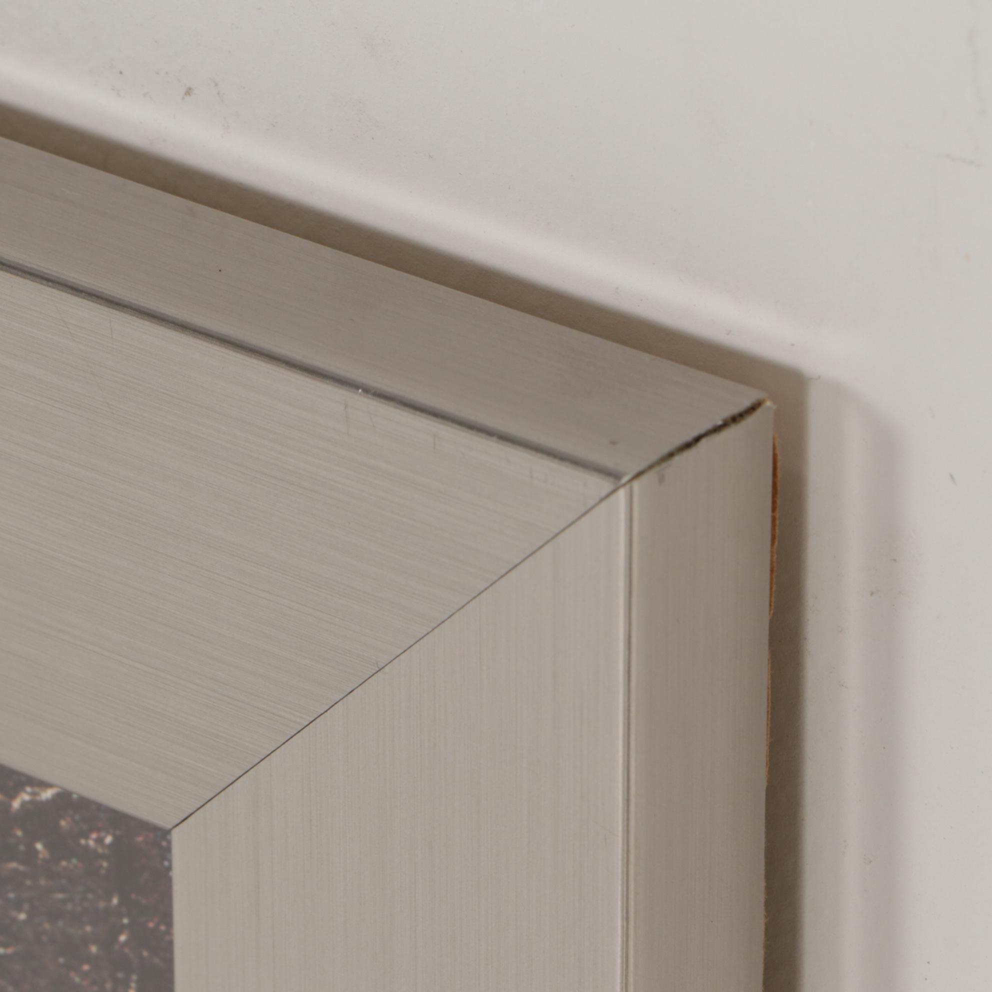 Richard Hall Pastel Toned Abstract Geometric Lithograph, 20th Century