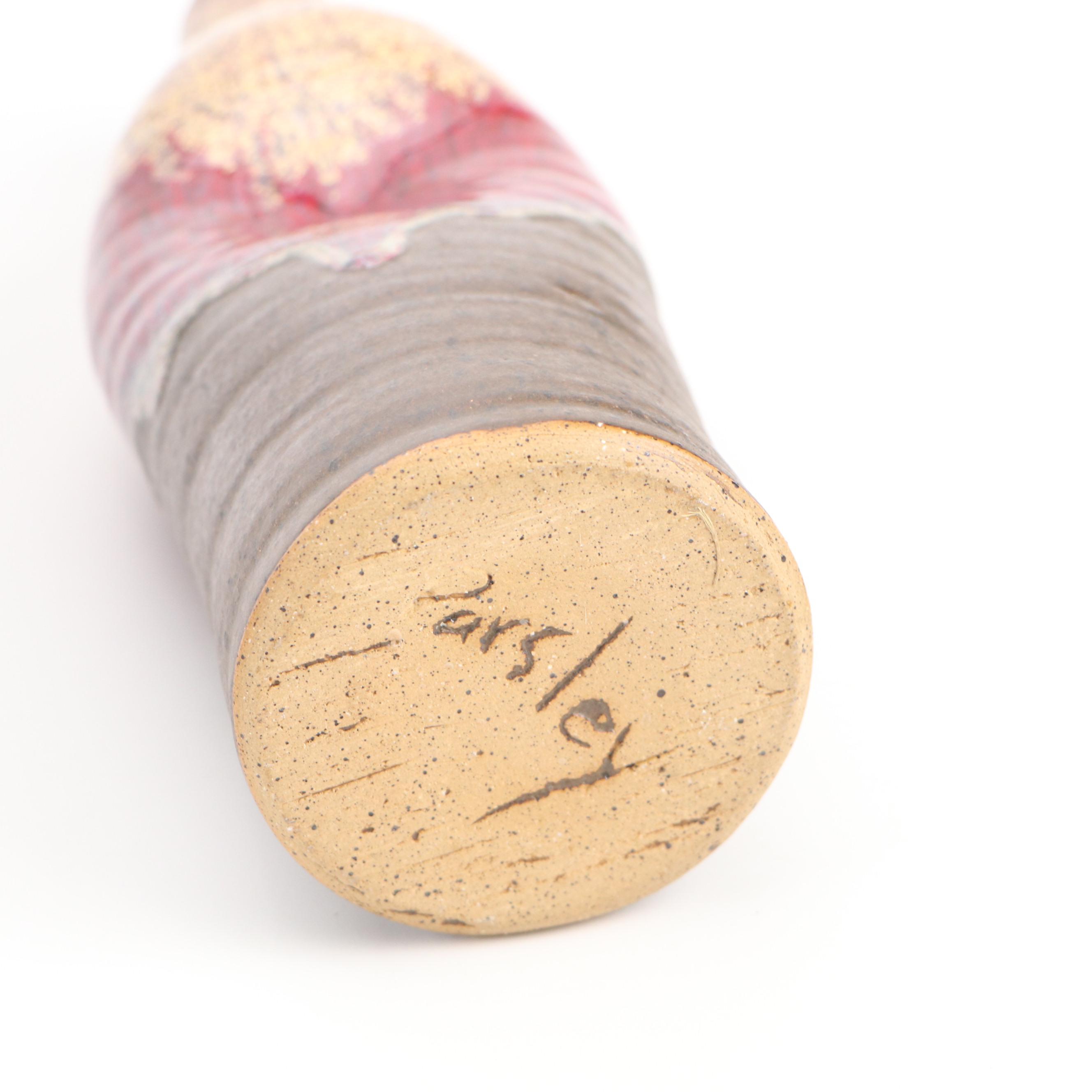 Parsley Pottery Drip Glaze Oil Dispenser Bottle and Other Ceramic Vases