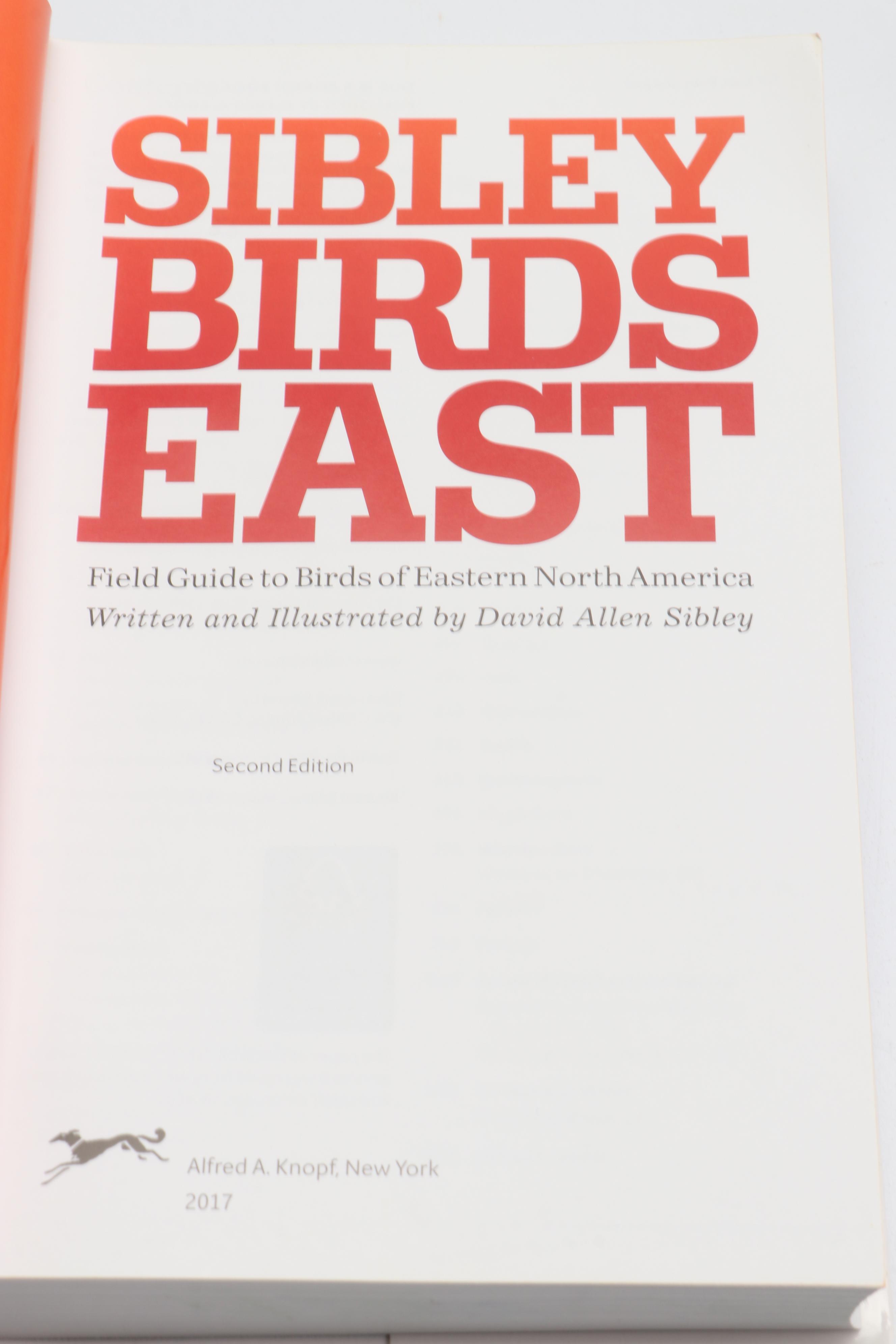 "The Sibley Guide to Birds" by David Allen Sibley and More Bird Guide Books