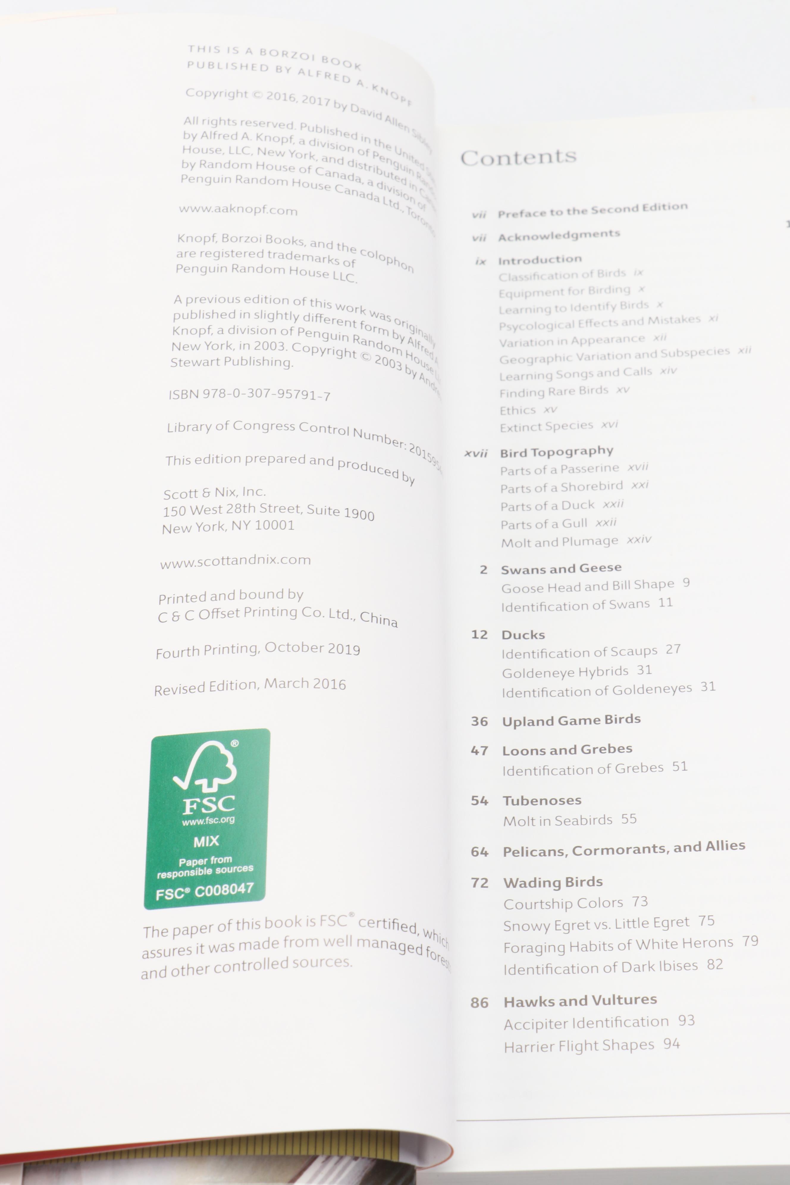 "The Sibley Guide to Birds" by David Allen Sibley and More Bird Guide Books