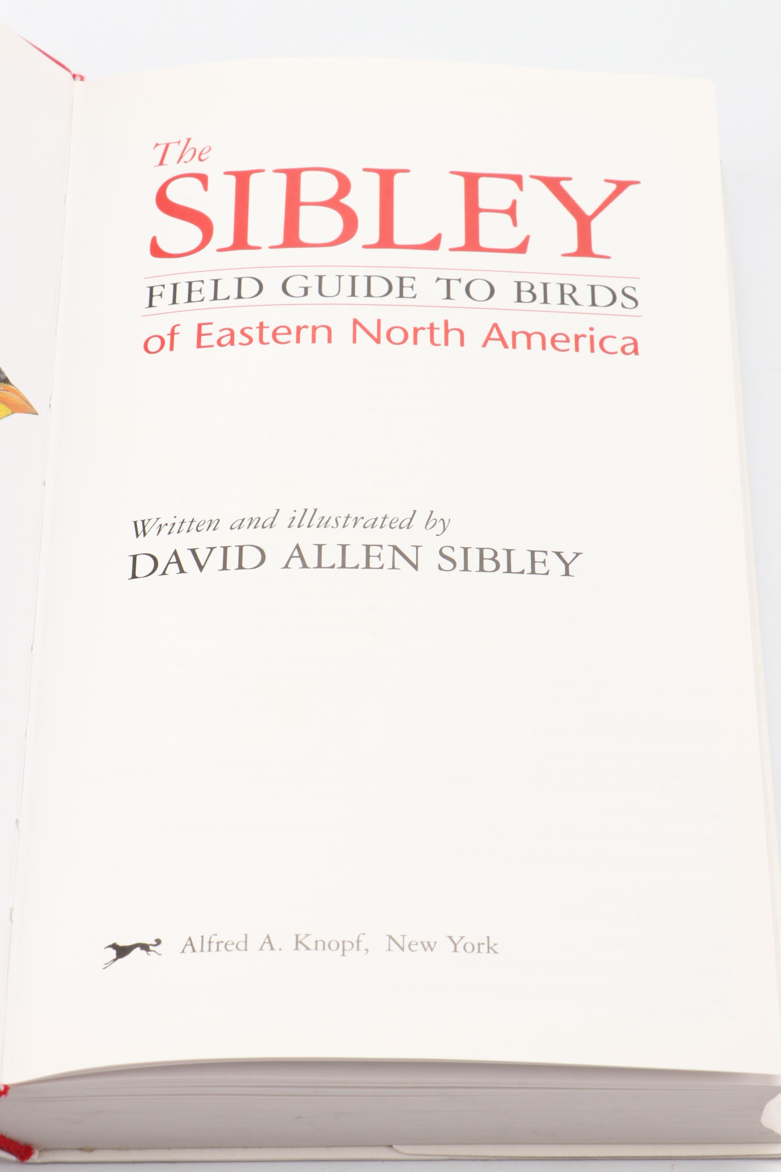 "The Sibley Guide to Birds" by David Allen Sibley and More Bird Guide Books