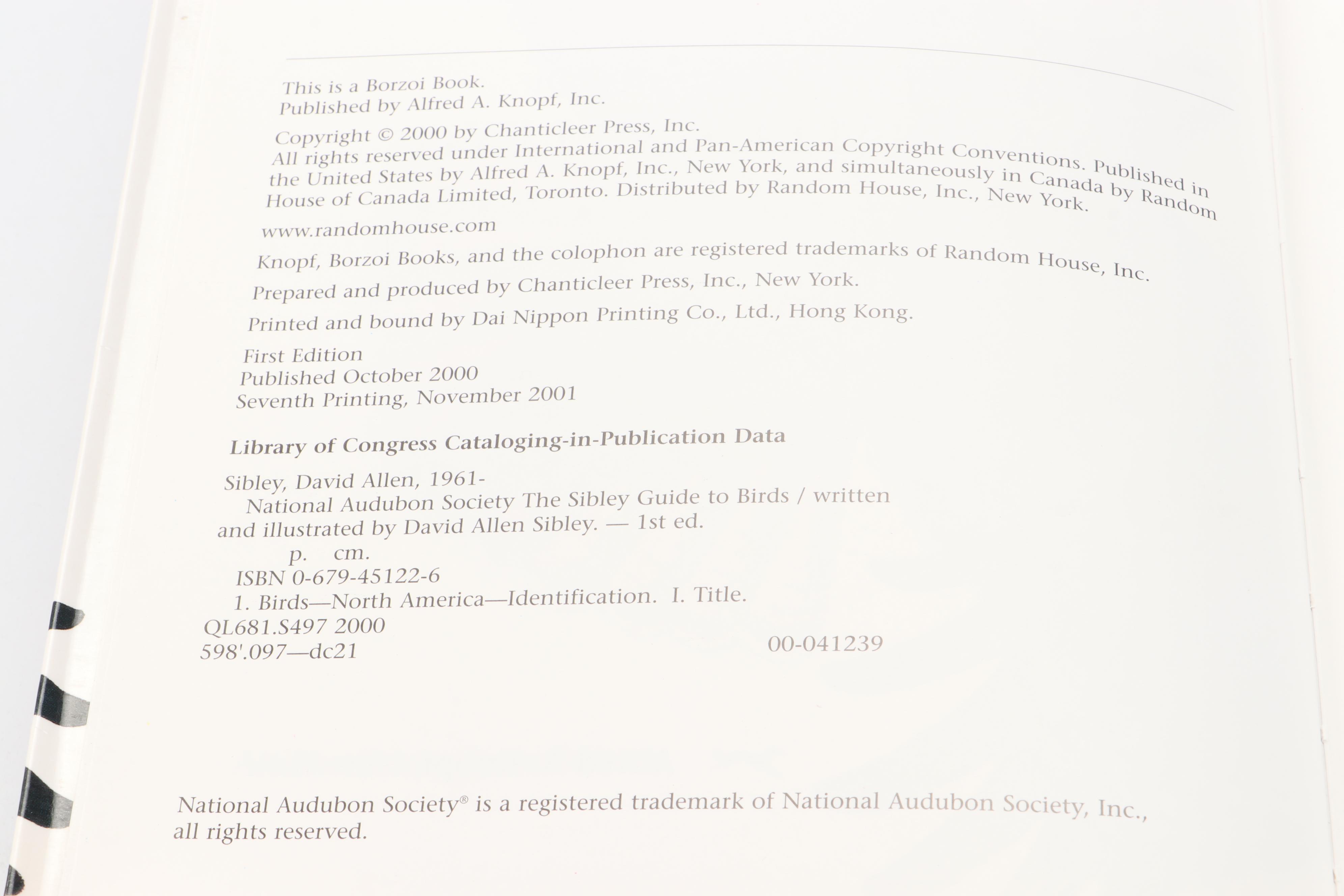 "The Sibley Guide to Birds" by David Allen Sibley and More Bird Guide Books