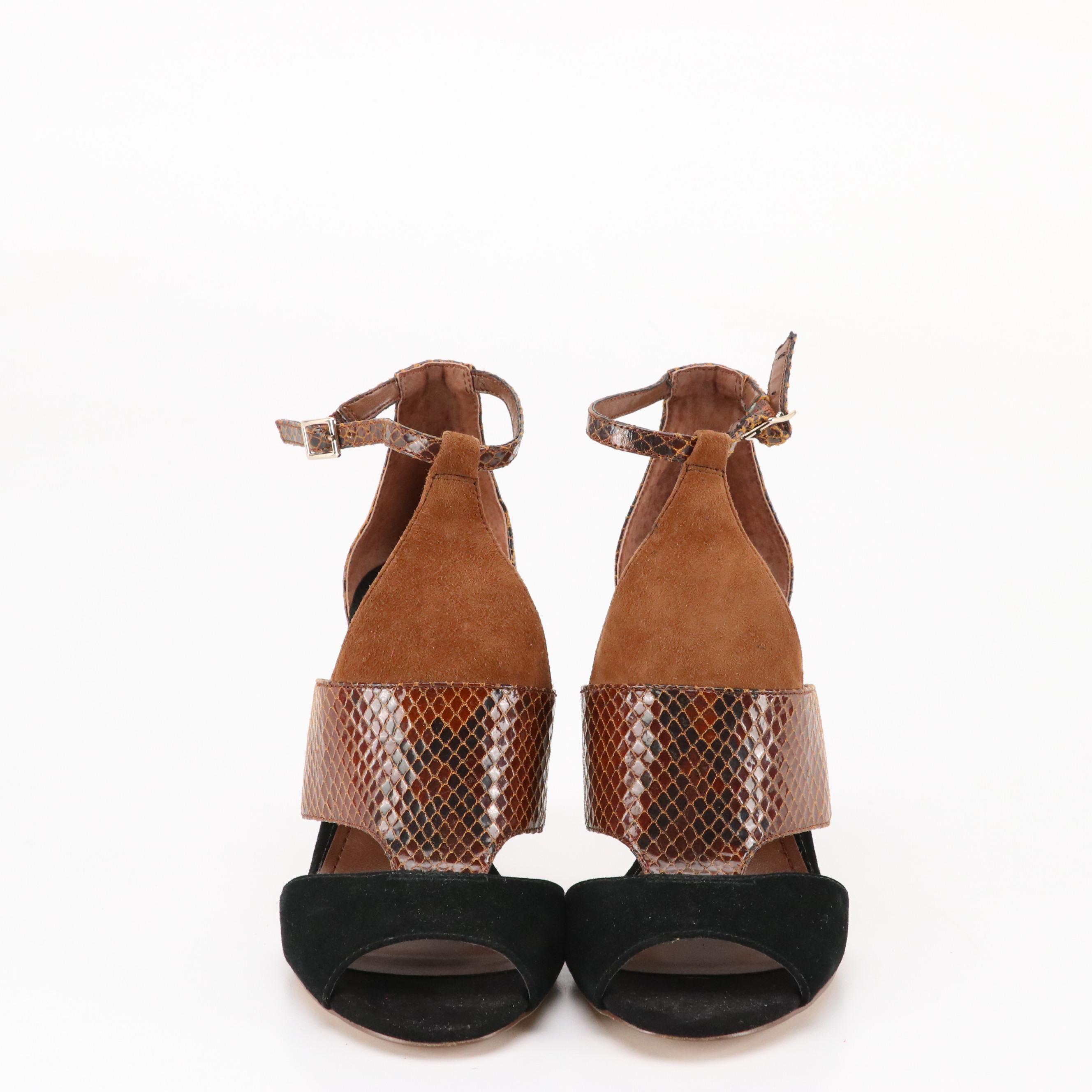 BCBGirls Slingback Pumps and White House Black Market "Katy" Sandals with Box