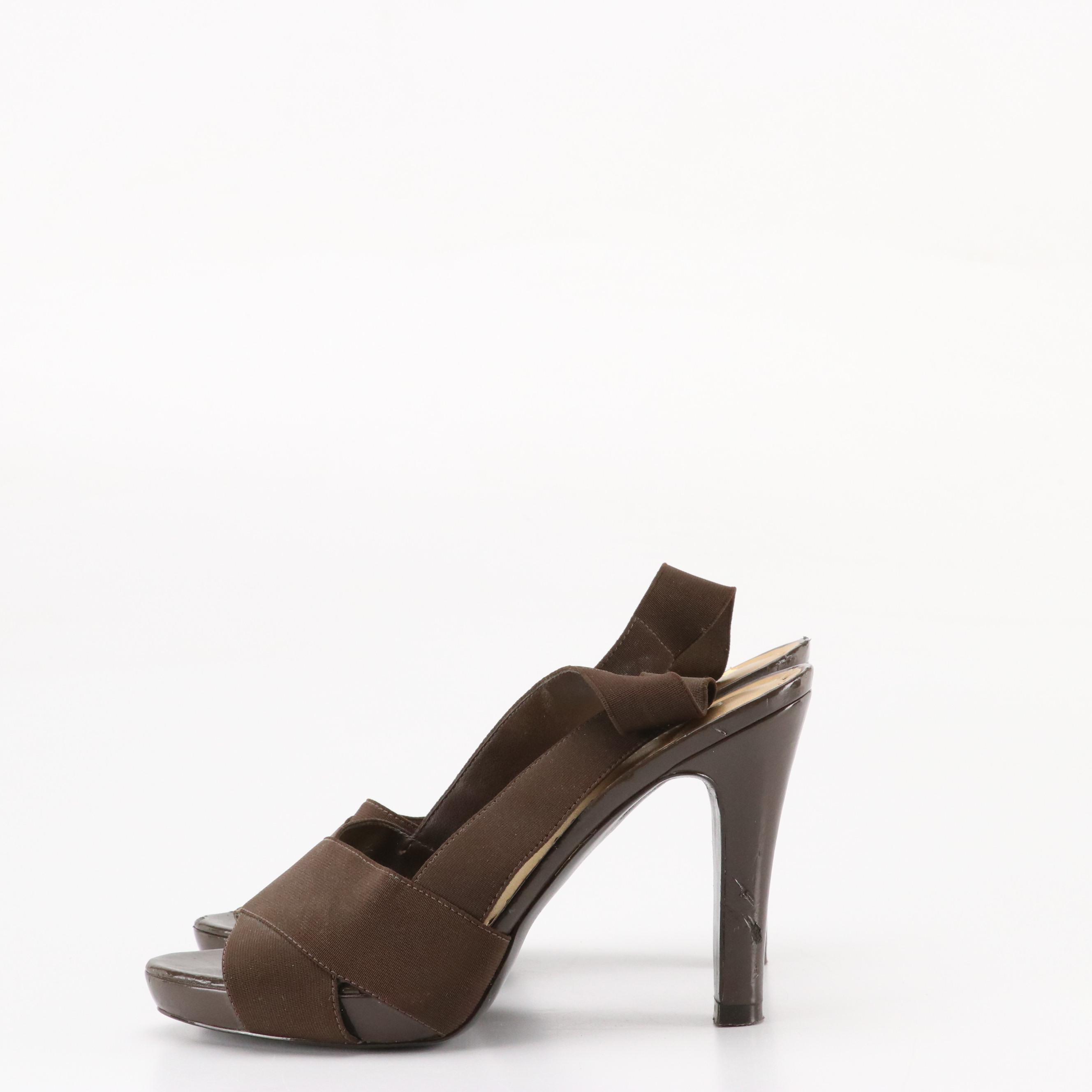 BCBGirls Slingback Pumps and White House Black Market "Katy" Sandals with Box