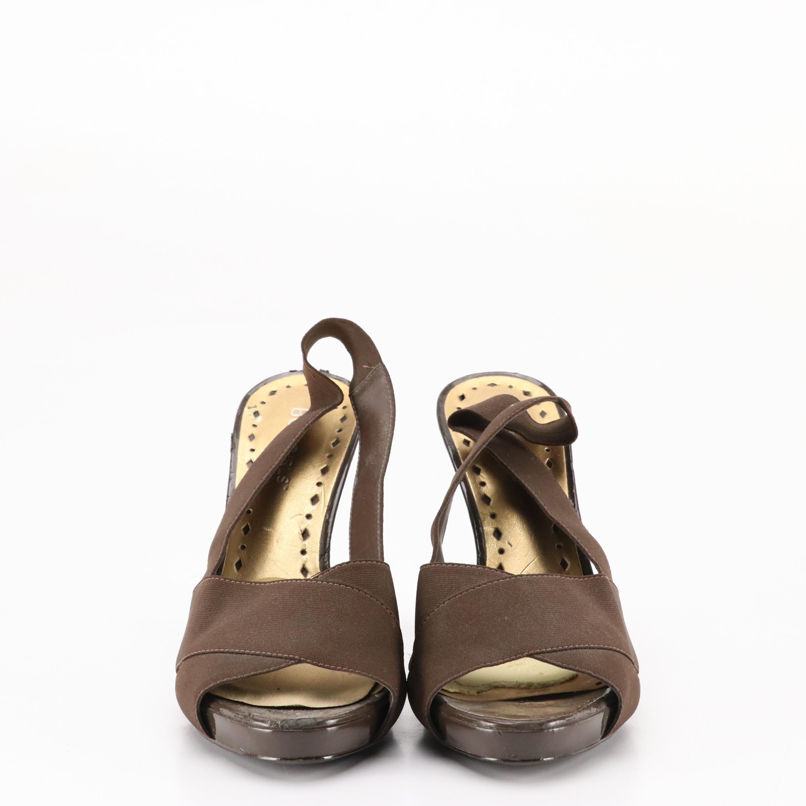 BCBGirls Slingback Pumps and White House Black Market "Katy" Sandals with Box