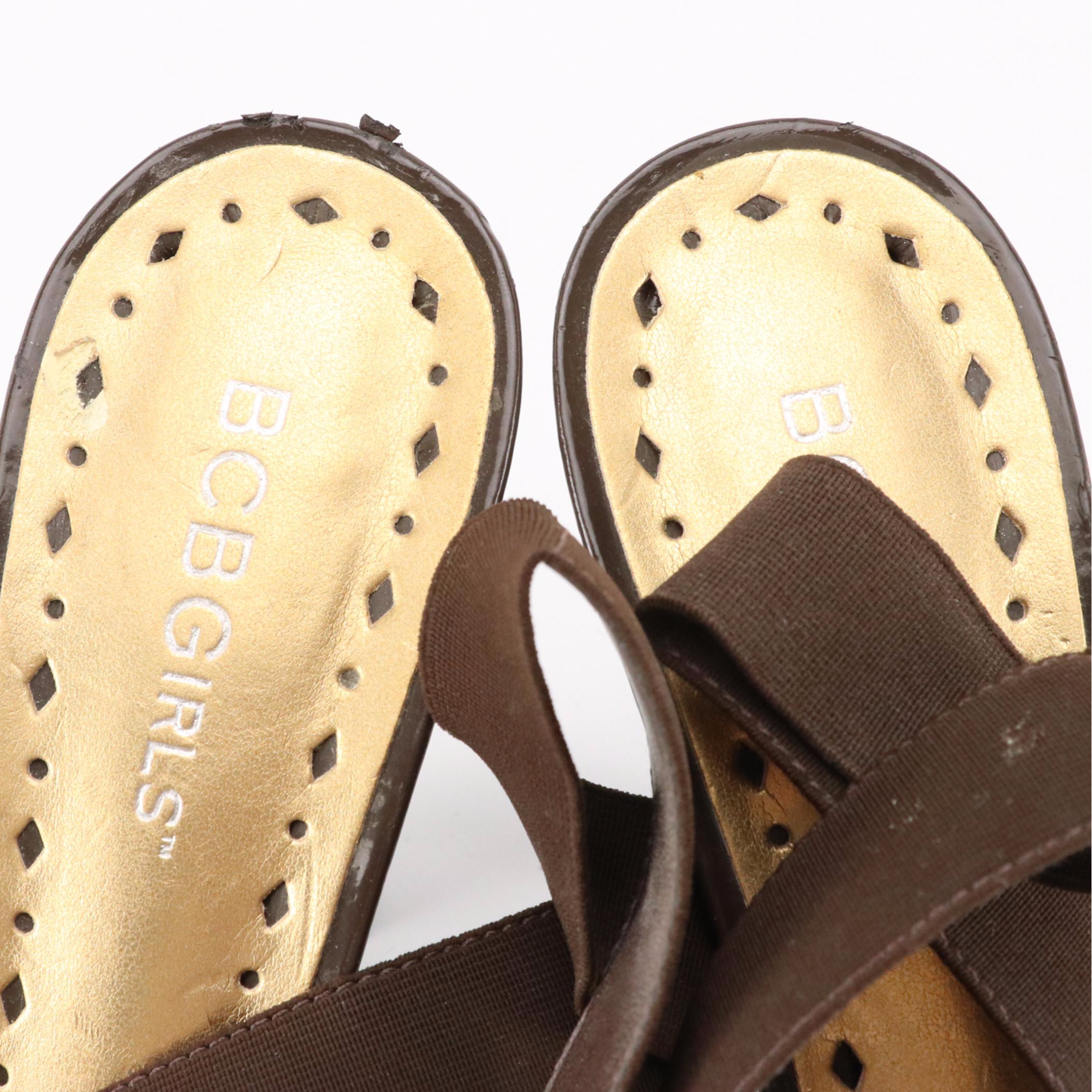 BCBGirls Slingback Pumps and White House Black Market "Katy" Sandals with Box