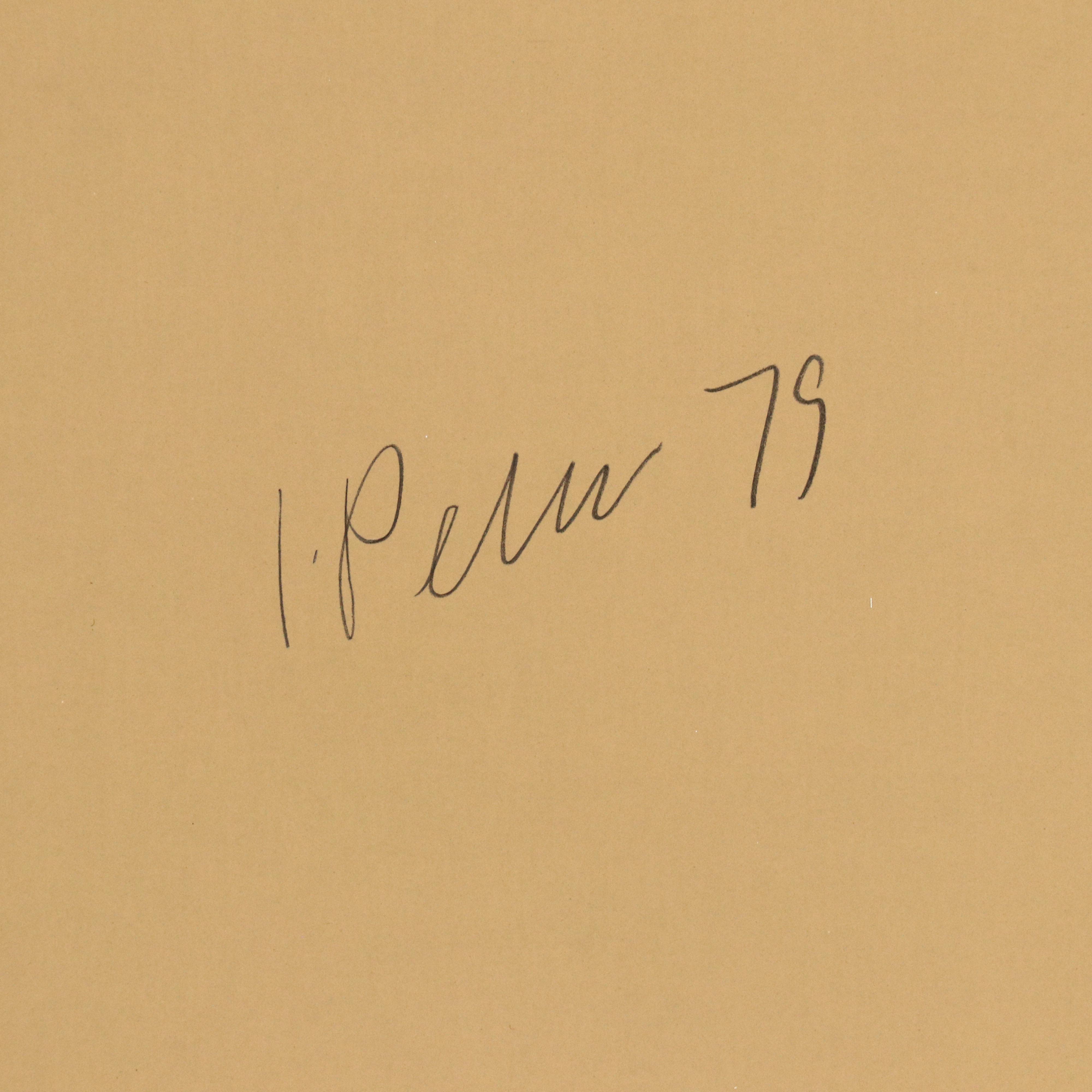 Jürgen Peters Op Art Serigraph Exhibition Poster Featuring "Topez," 1979