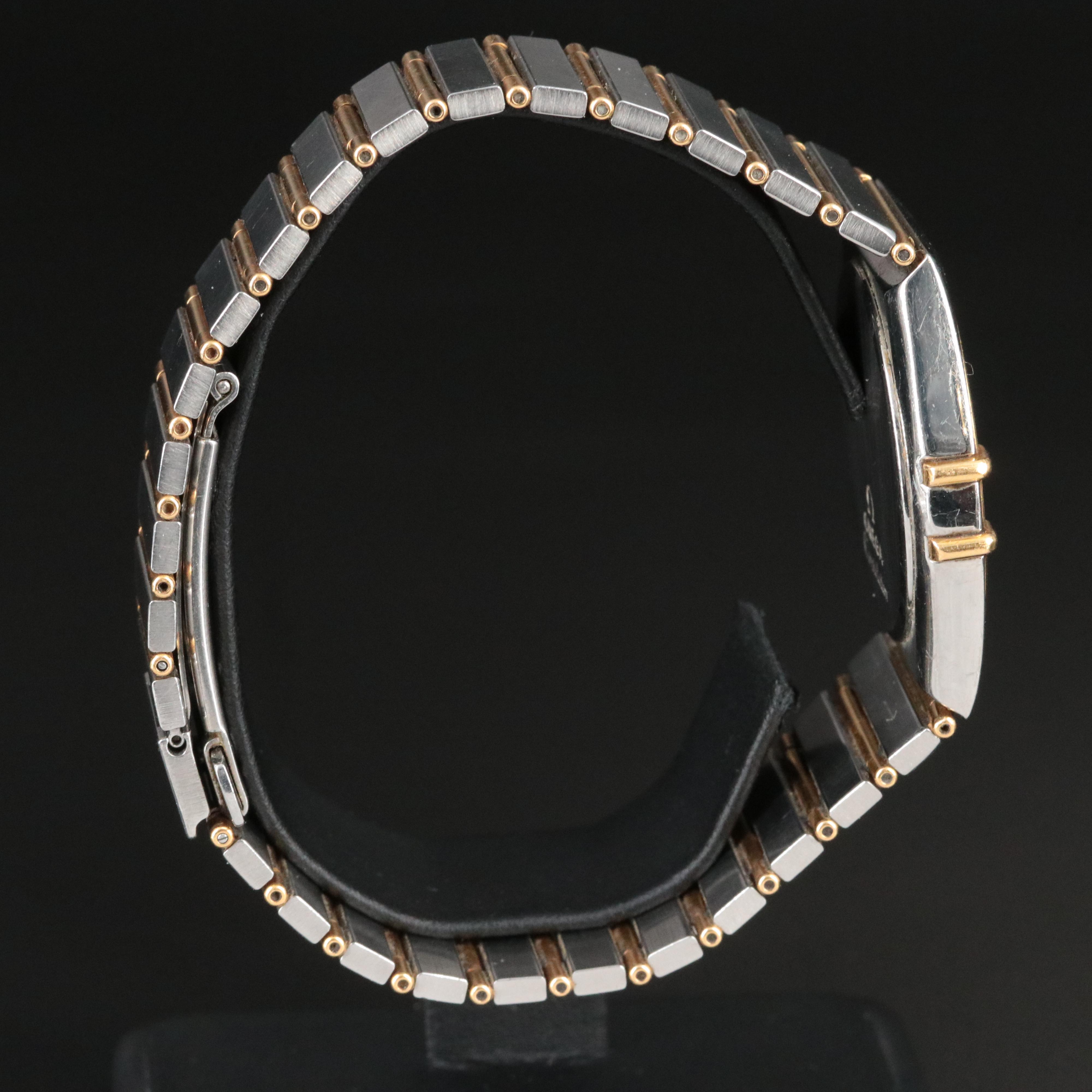 18K and Stainless Steel Omega Constellation Day-Date Quartz Watch