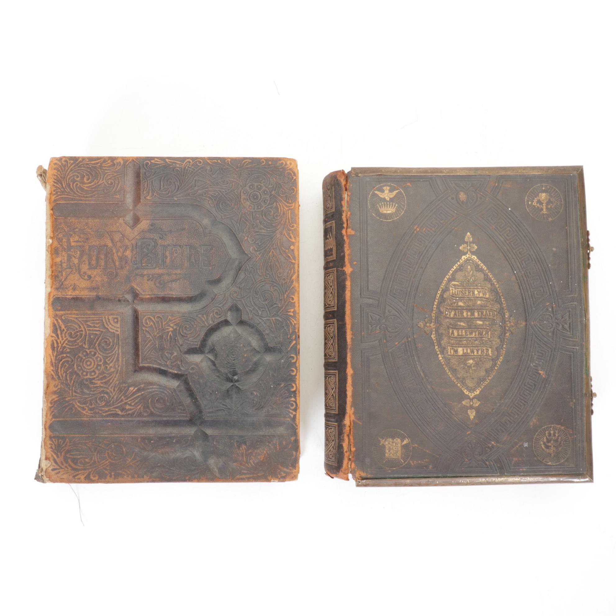 Holman's Edition of "The Holy Bible", 1883, with a Welsh Language Bible