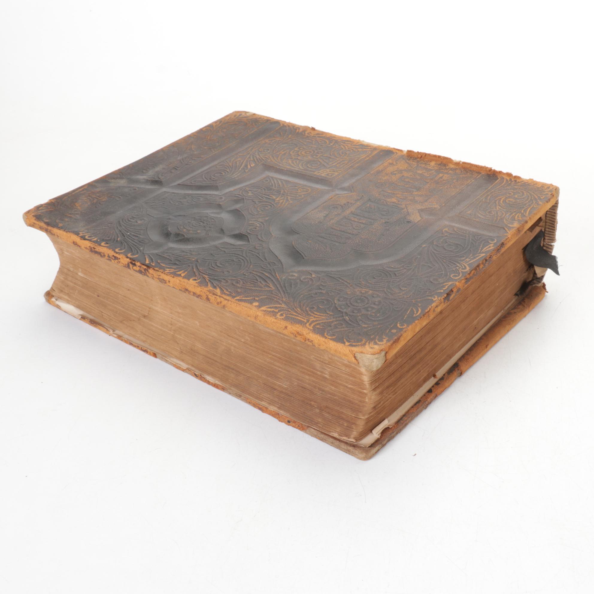 Holman's Edition of "The Holy Bible", 1883, with a Welsh Language Bible