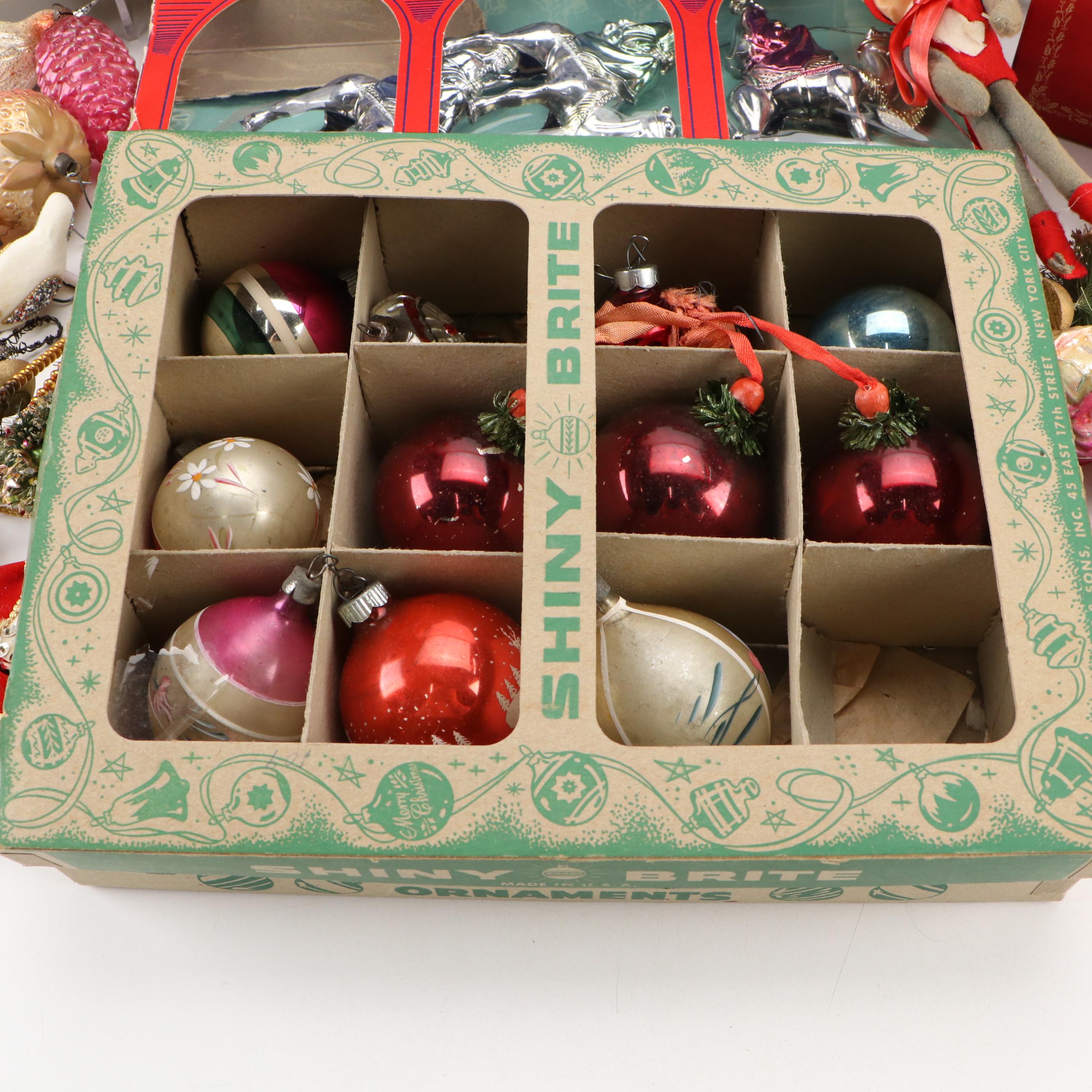 Shiny Brite, Max Eckardt & Sons and Other Christmas Ornaments