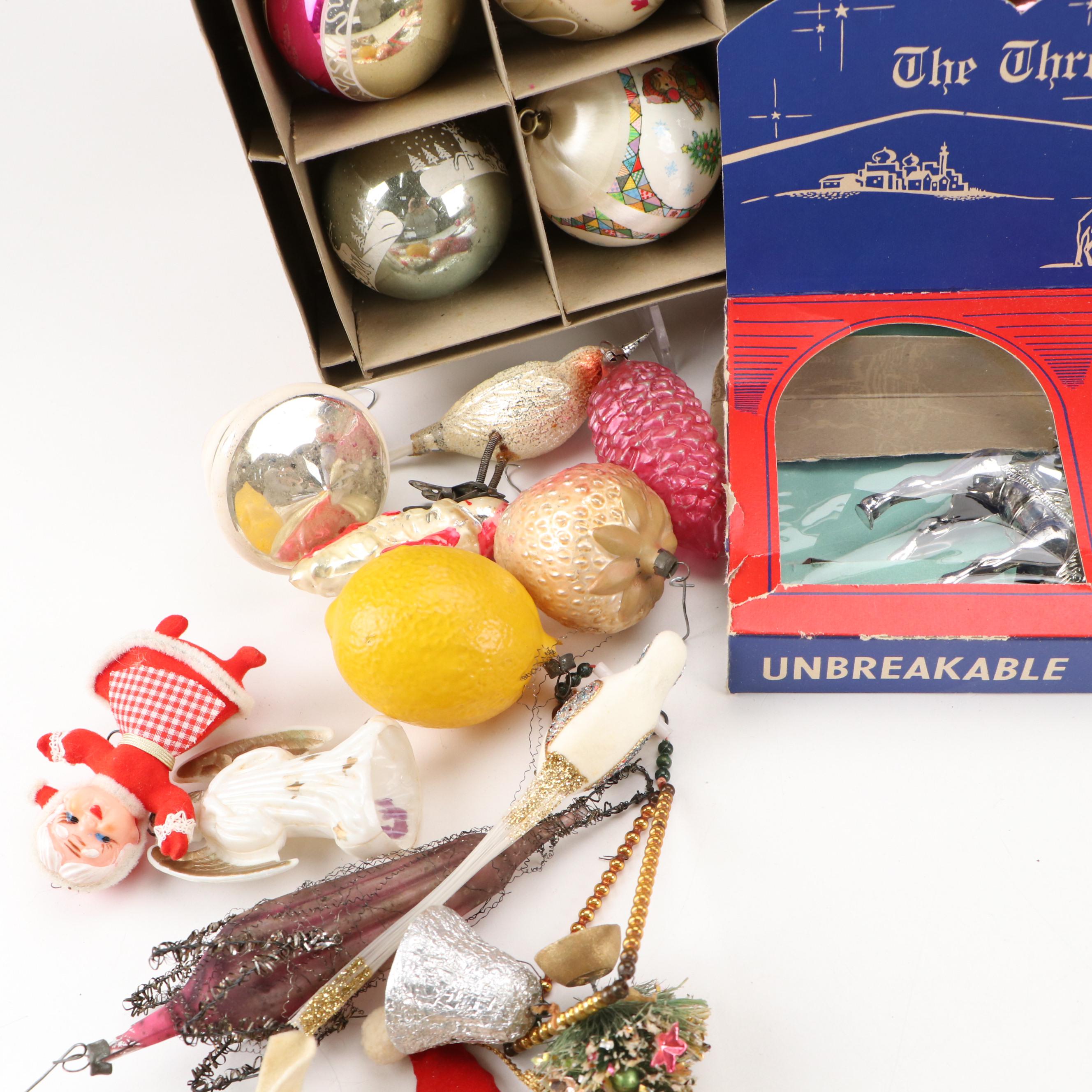 Shiny Brite, Max Eckardt & Sons and Other Christmas Ornaments