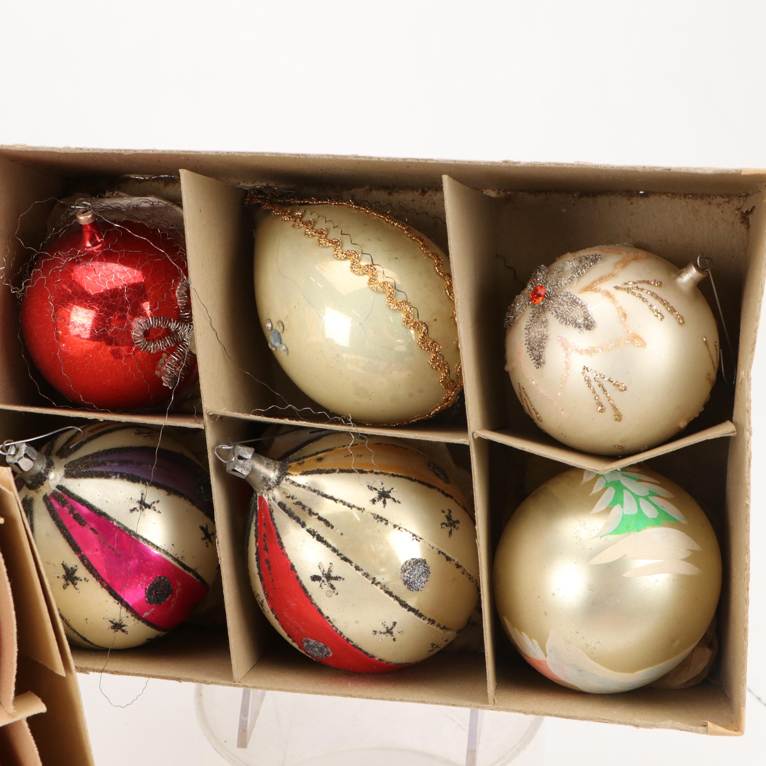 Shiny Brite, Max Eckardt & Sons and Other Christmas Ornaments