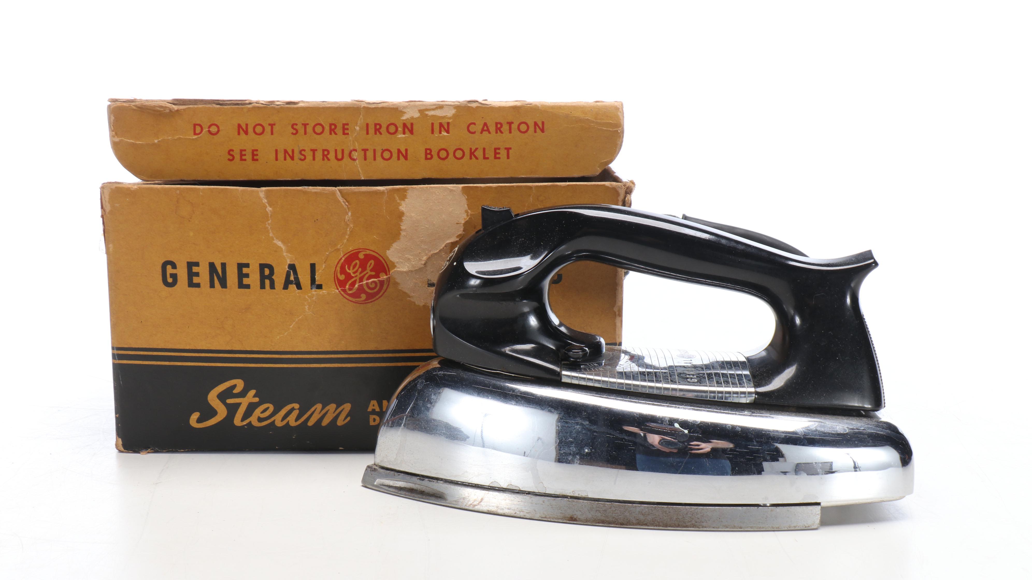 Bissell's Grand Rapids Self Cleaning Floor Sweeper with General Electric Iron