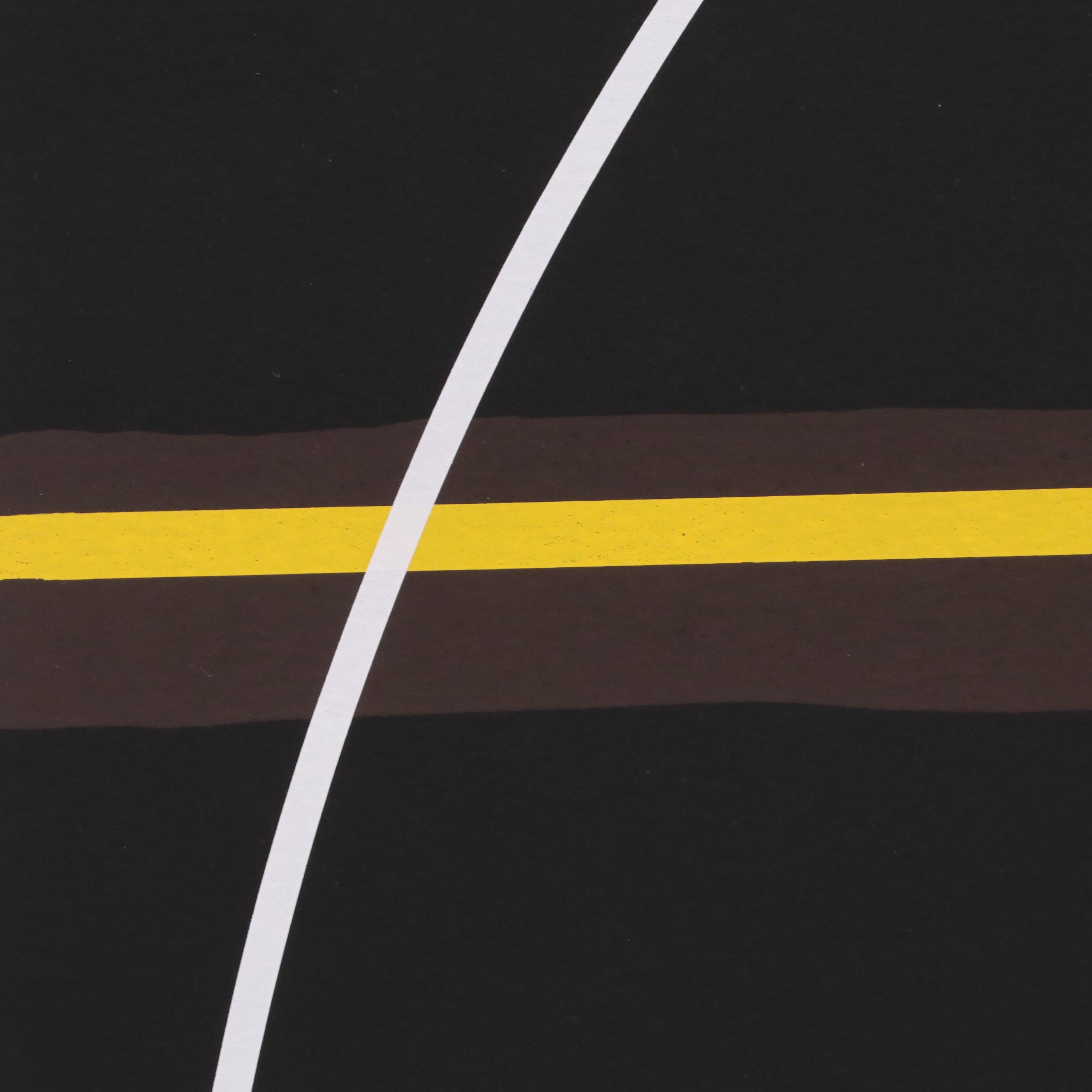 Thomas Whelan Benton Abstract Serigraph "Rainbow Mountain," 1981