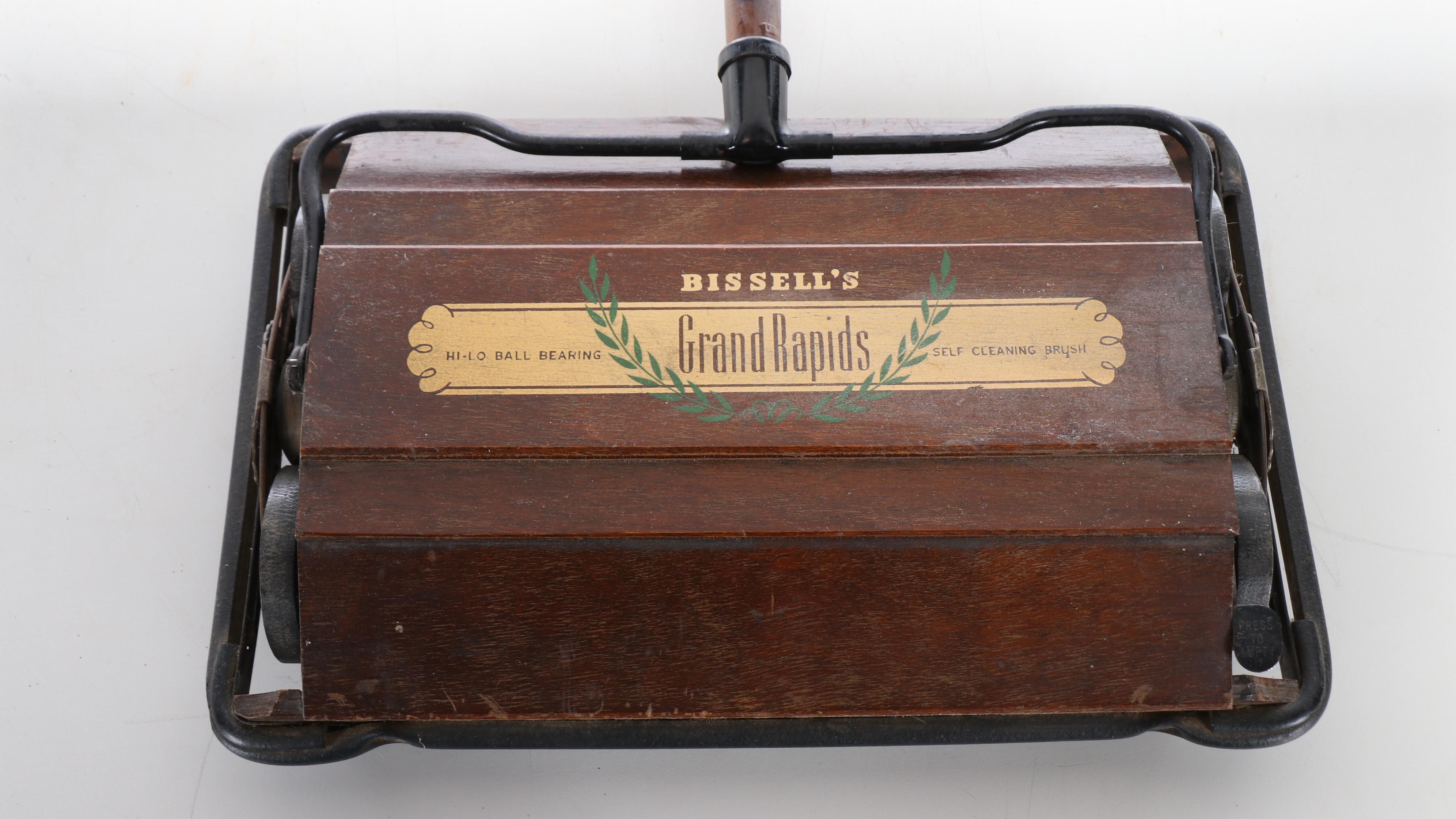 Bissell's Grand Rapids Self Cleaning Floor Sweeper with General Electric Iron