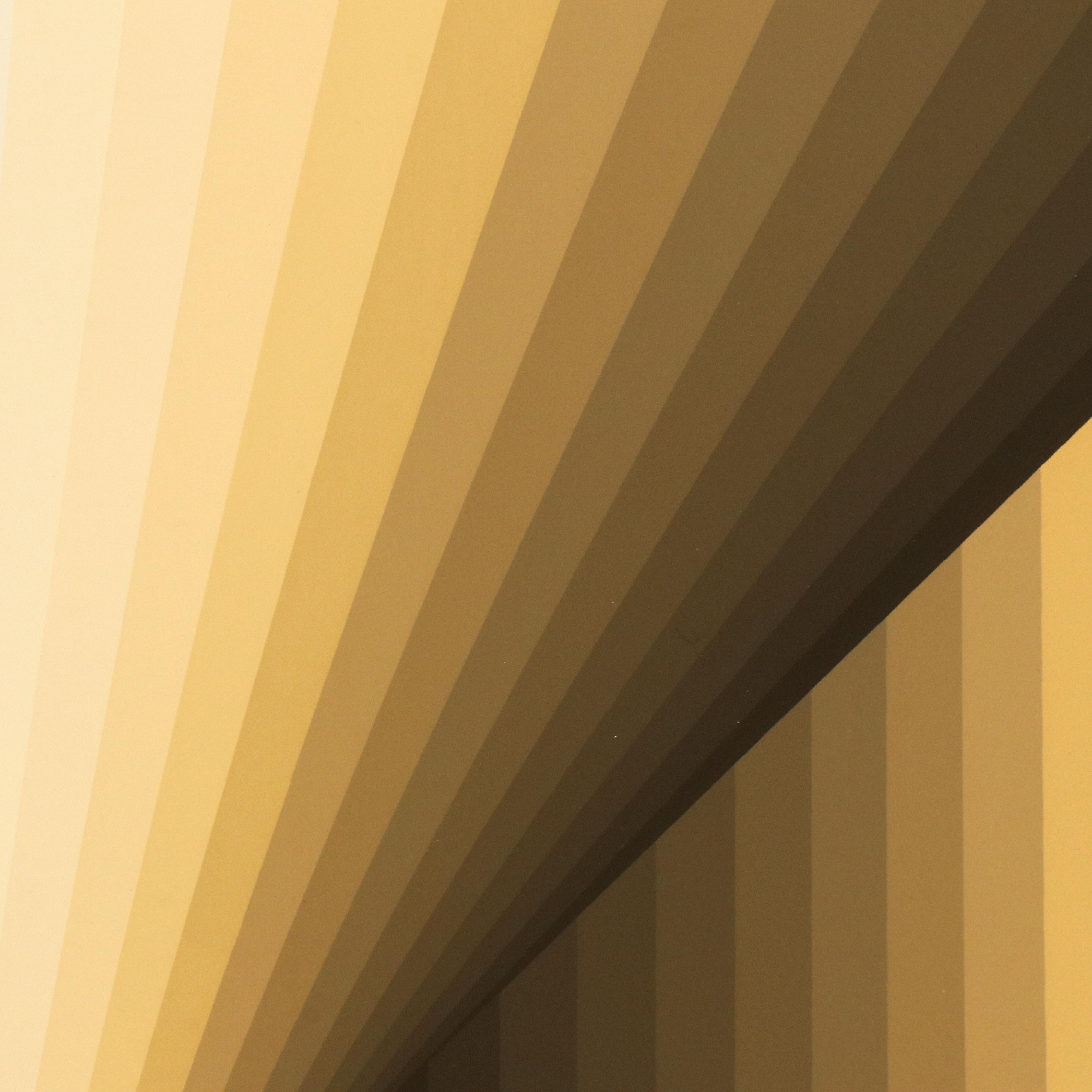 Jürgen Peters Op Art Serigraph Exhibition Poster Featuring "Topez," 1979