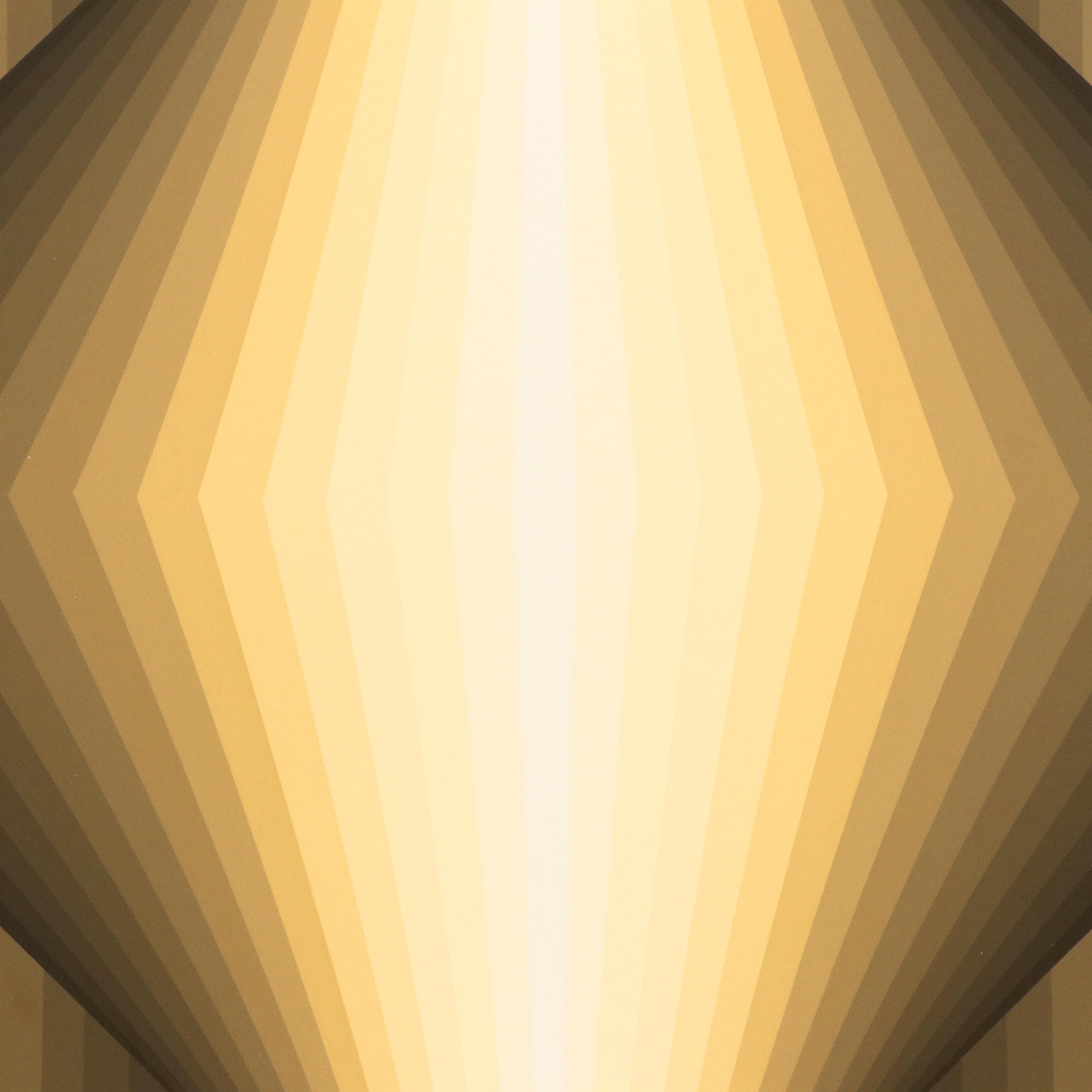 Jürgen Peters Op Art Serigraph Exhibition Poster Featuring "Topez," 1979