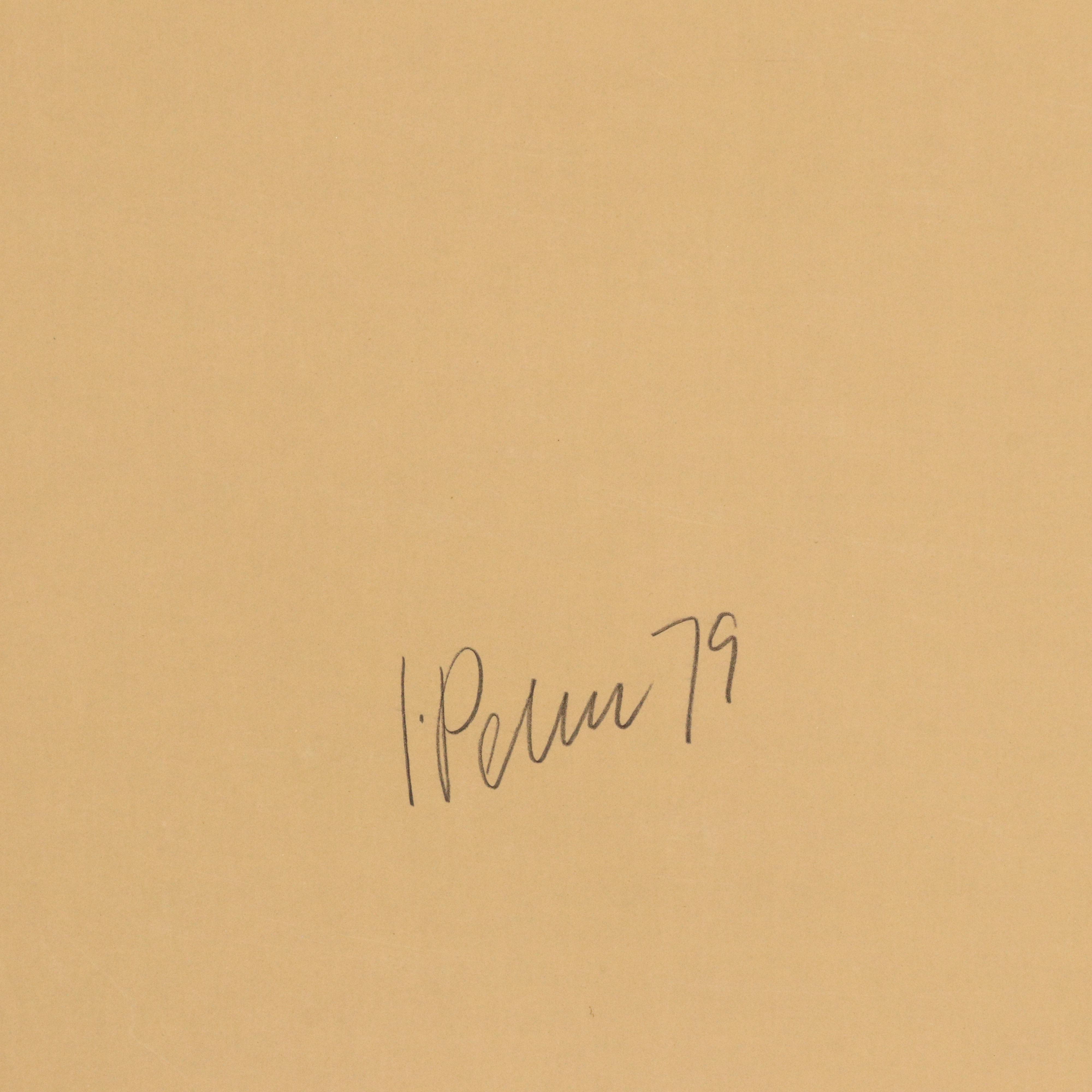 Jürgen Peters Op Art Serigraph Exhibition Poster Featuring "Topez," 1979