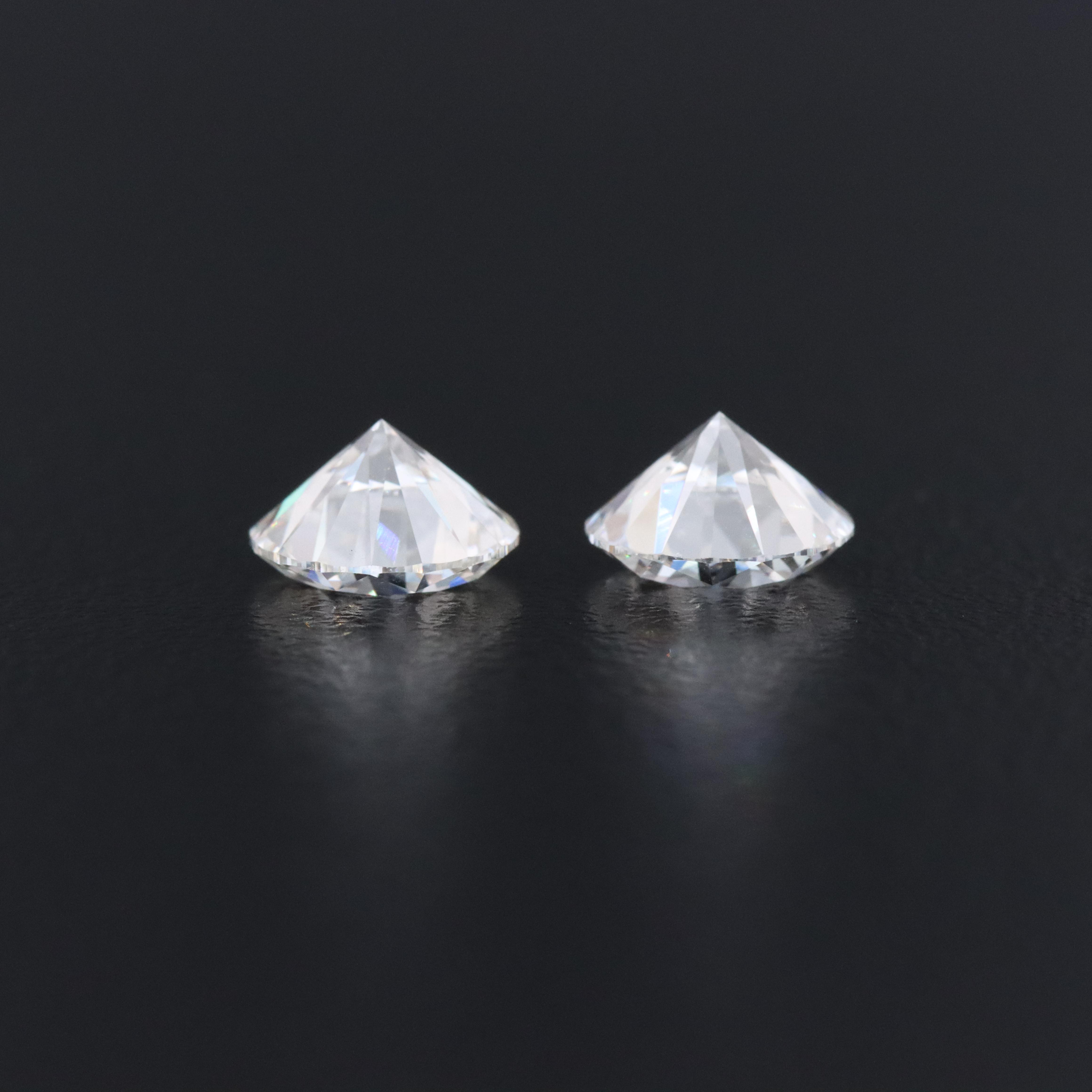 Loose 2.13 CTW Lab Grown Diamond Matched Pair