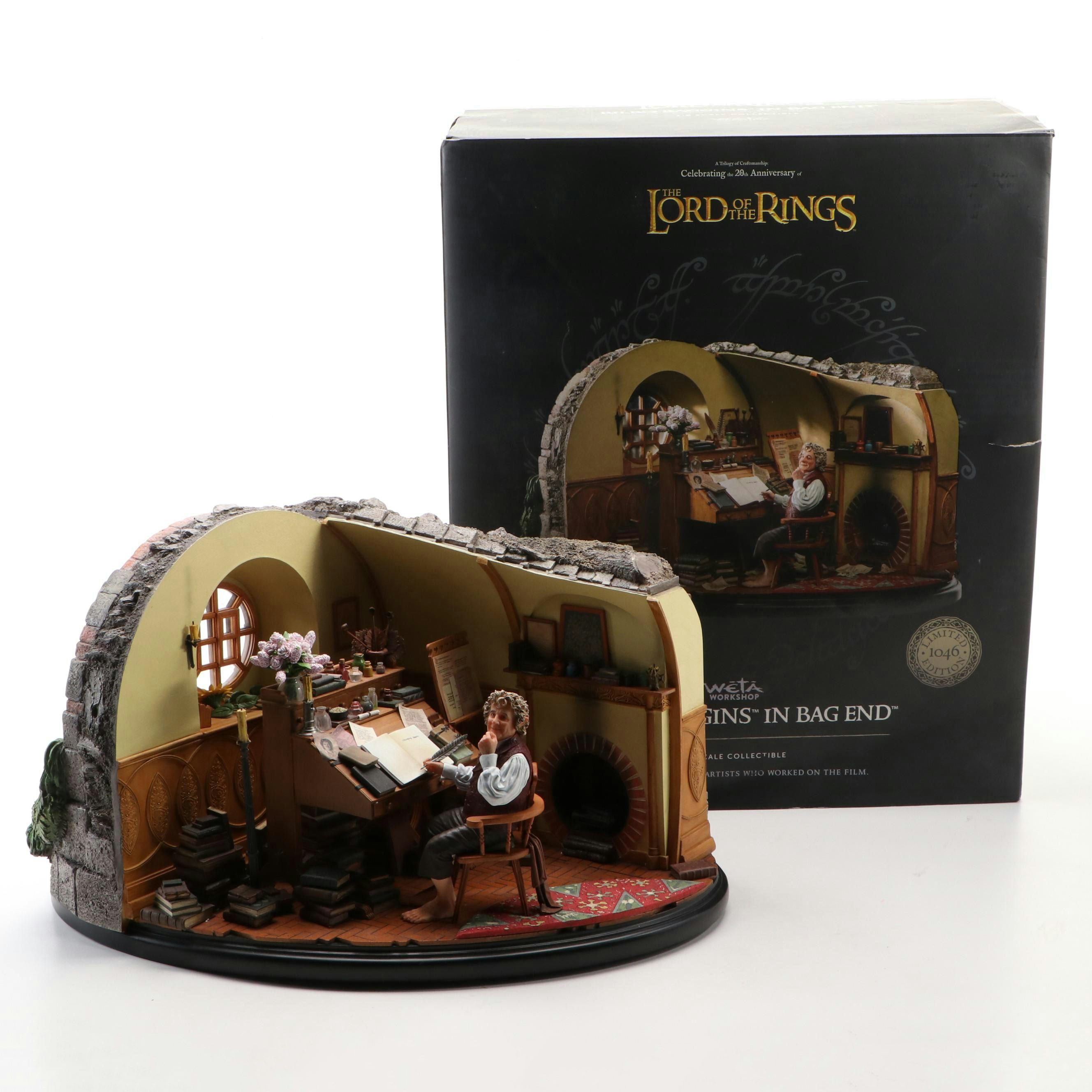 Wētā Workshop The Lord of the Rings "Bilbo Baggins in Bag End" Diorama