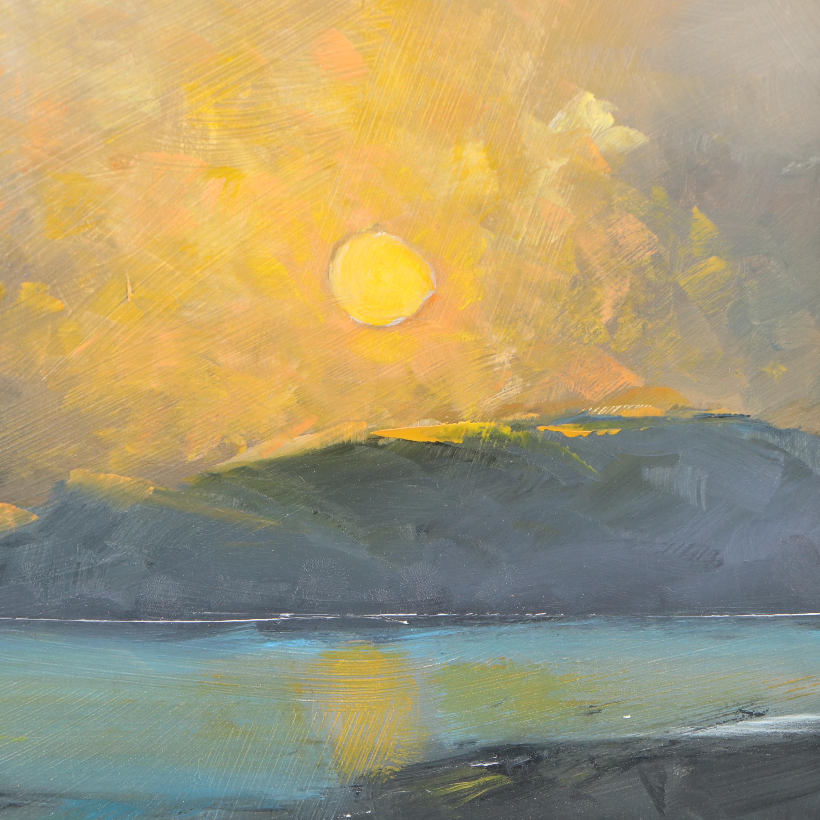 Stephen Hedgepeth Nocturne Landscape Oil Painting, 21st Century