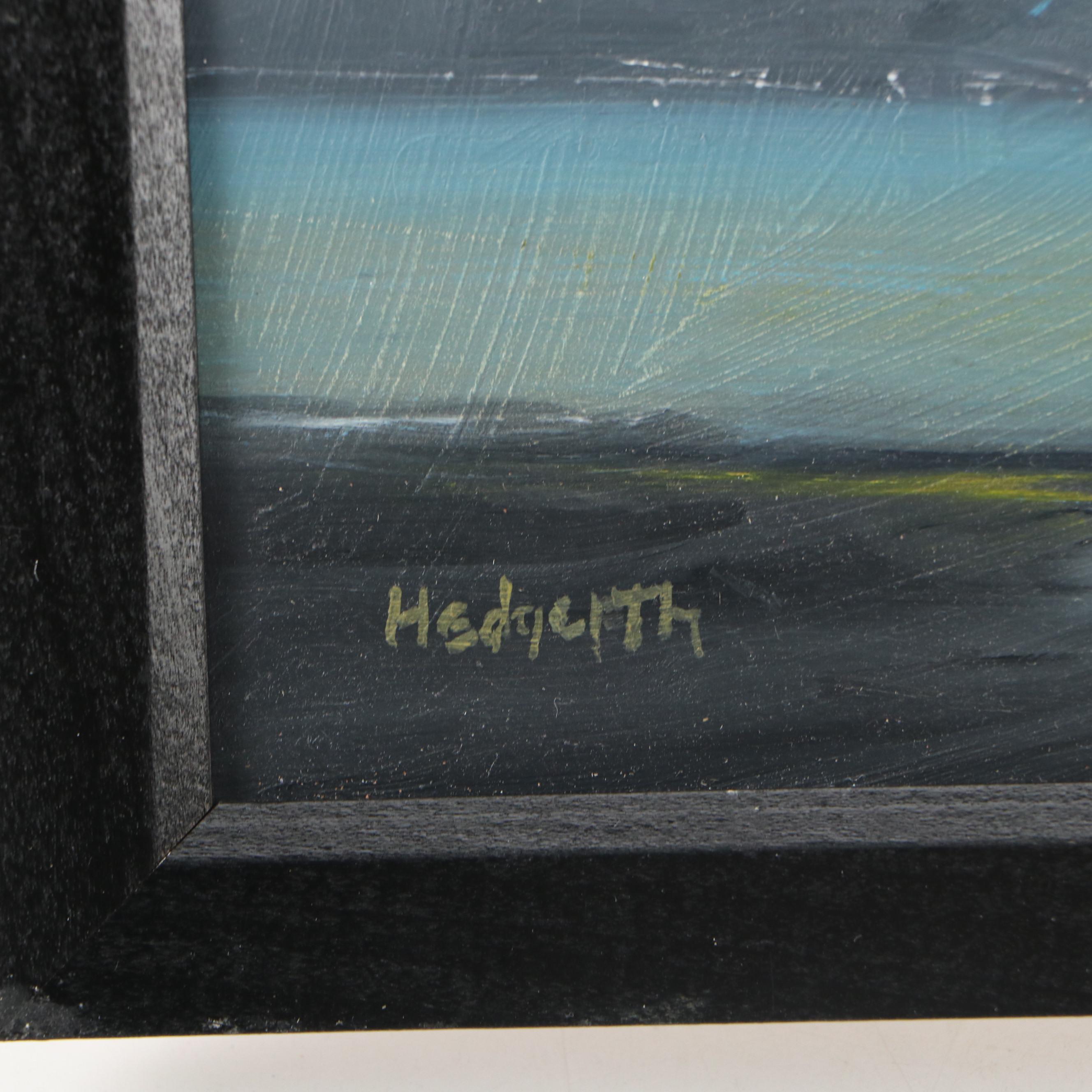 Stephen Hedgepeth Nocturne Landscape Oil Painting, 21st Century