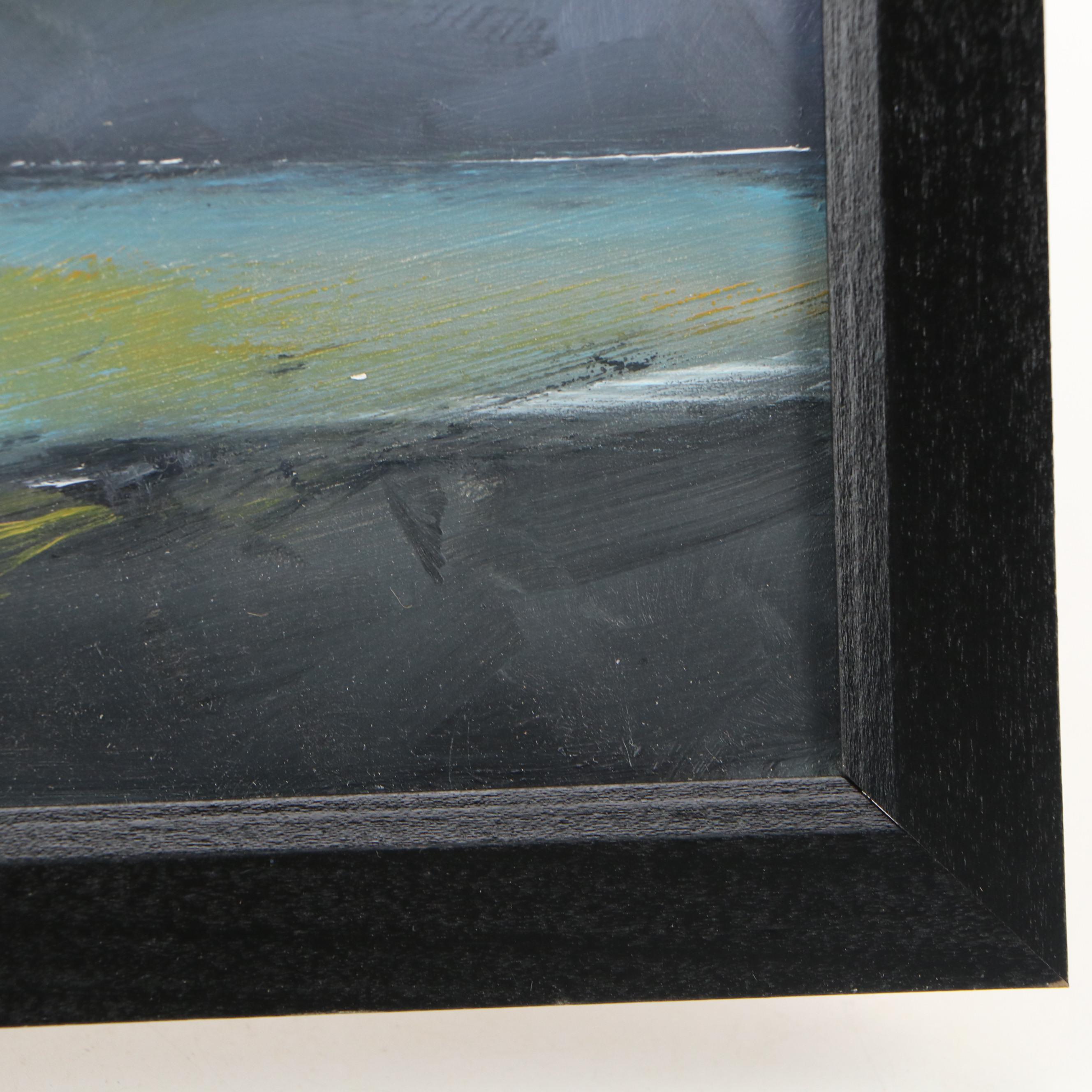 Stephen Hedgepeth Nocturne Landscape Oil Painting, 21st Century