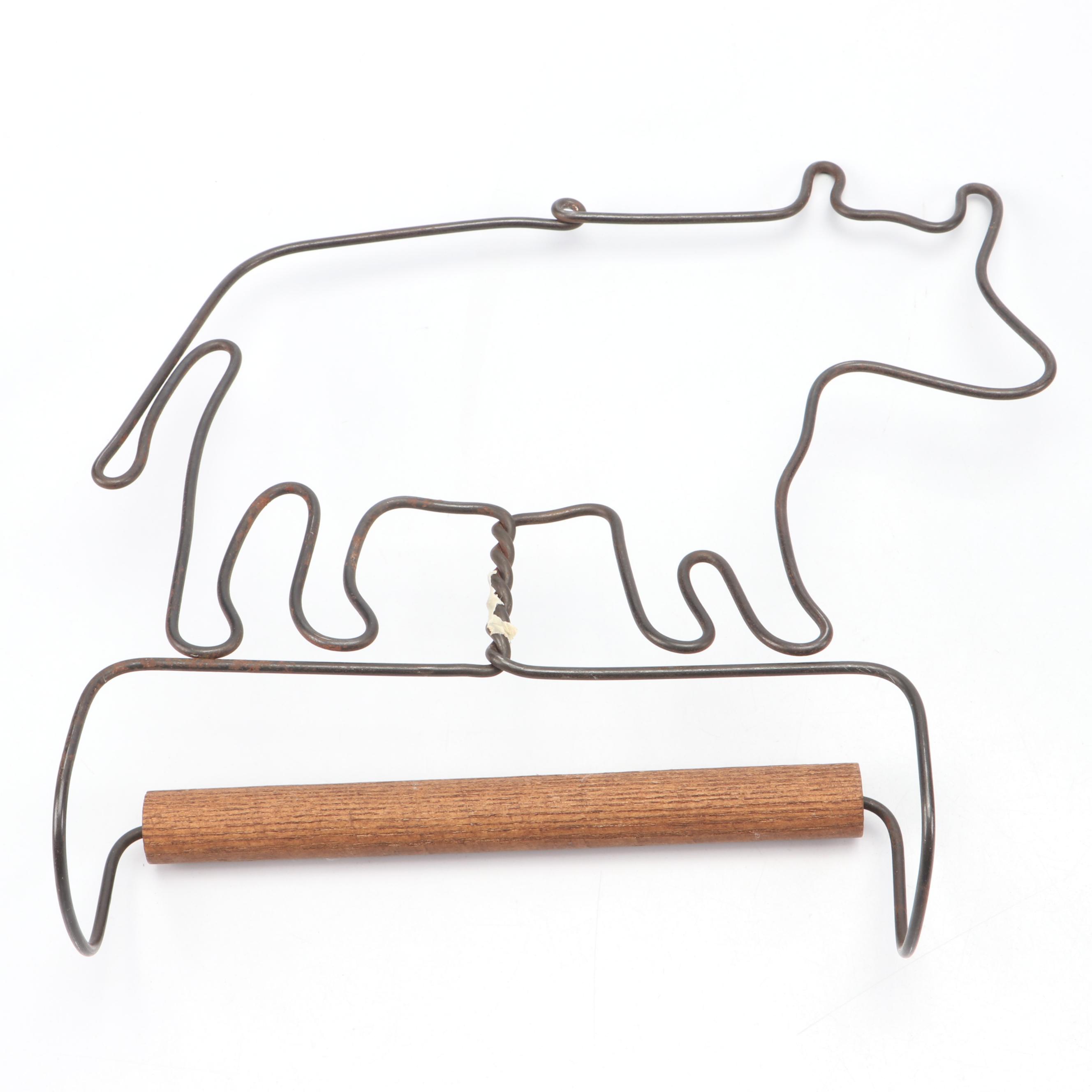 Treenware Apple Box with Other Wooden Fruit and Décor