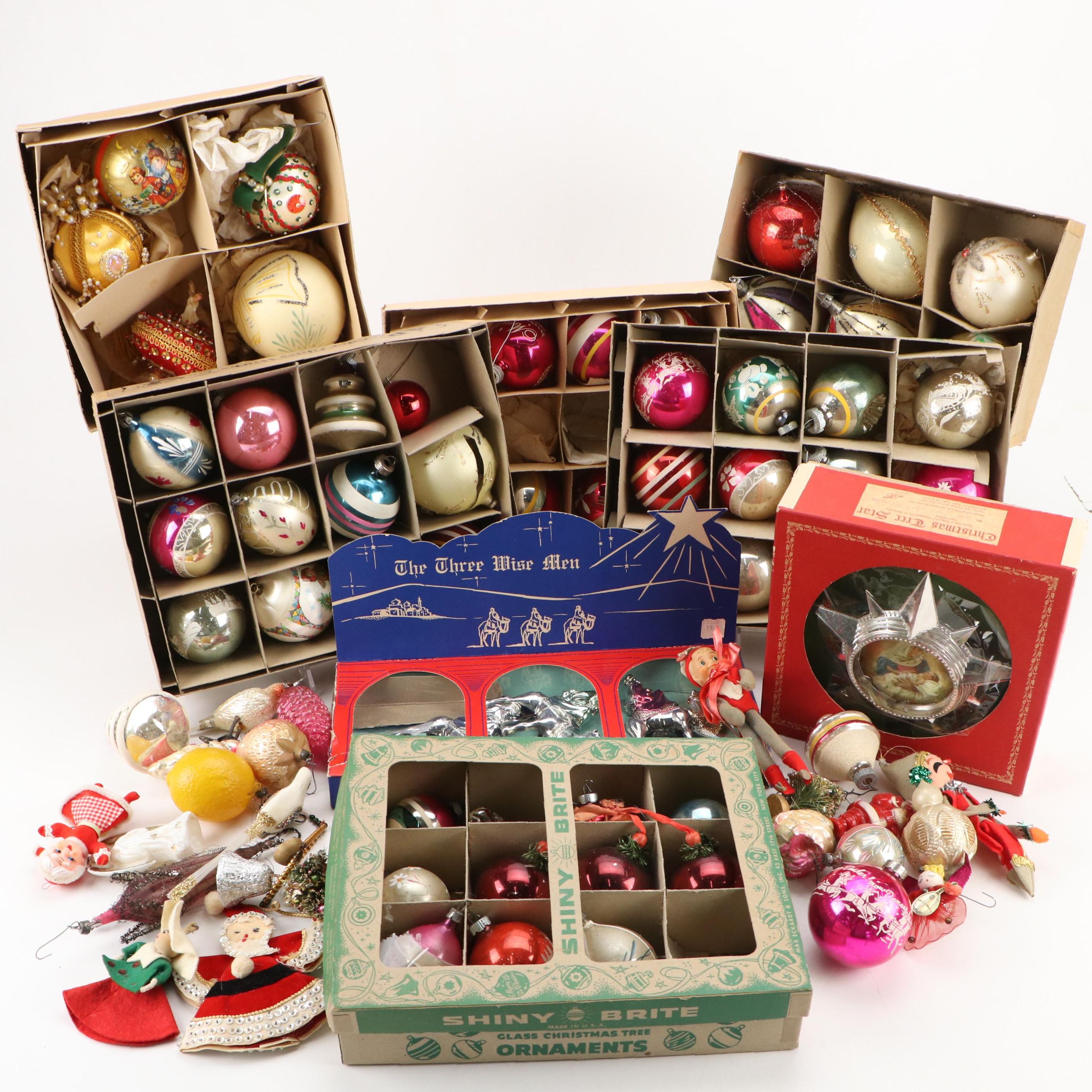 Shiny Brite, Max Eckardt & Sons and Other Christmas Ornaments