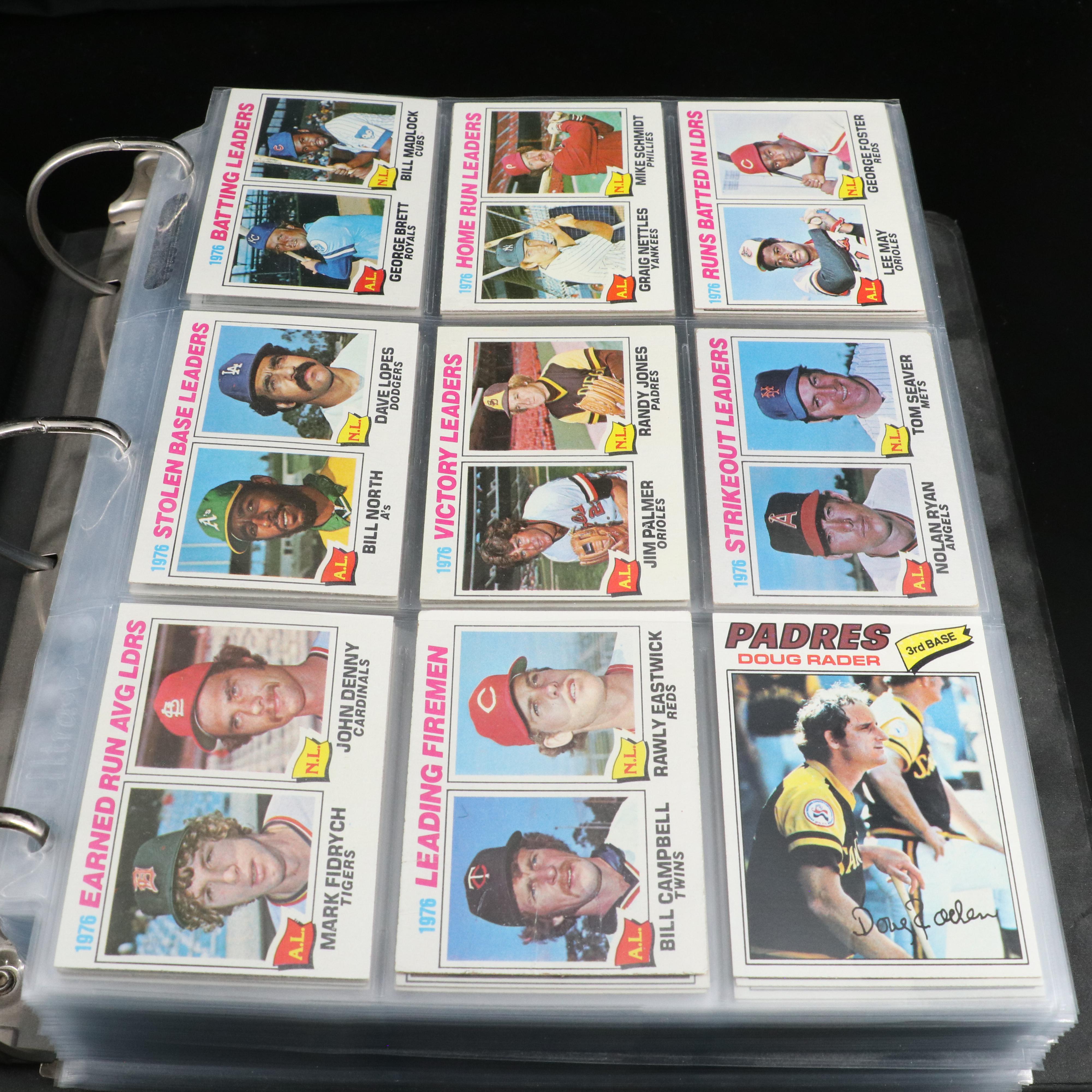 1977 Topps Complete Baseball Card Set Featuring Nolan Ryan, Reggie Jackson, More