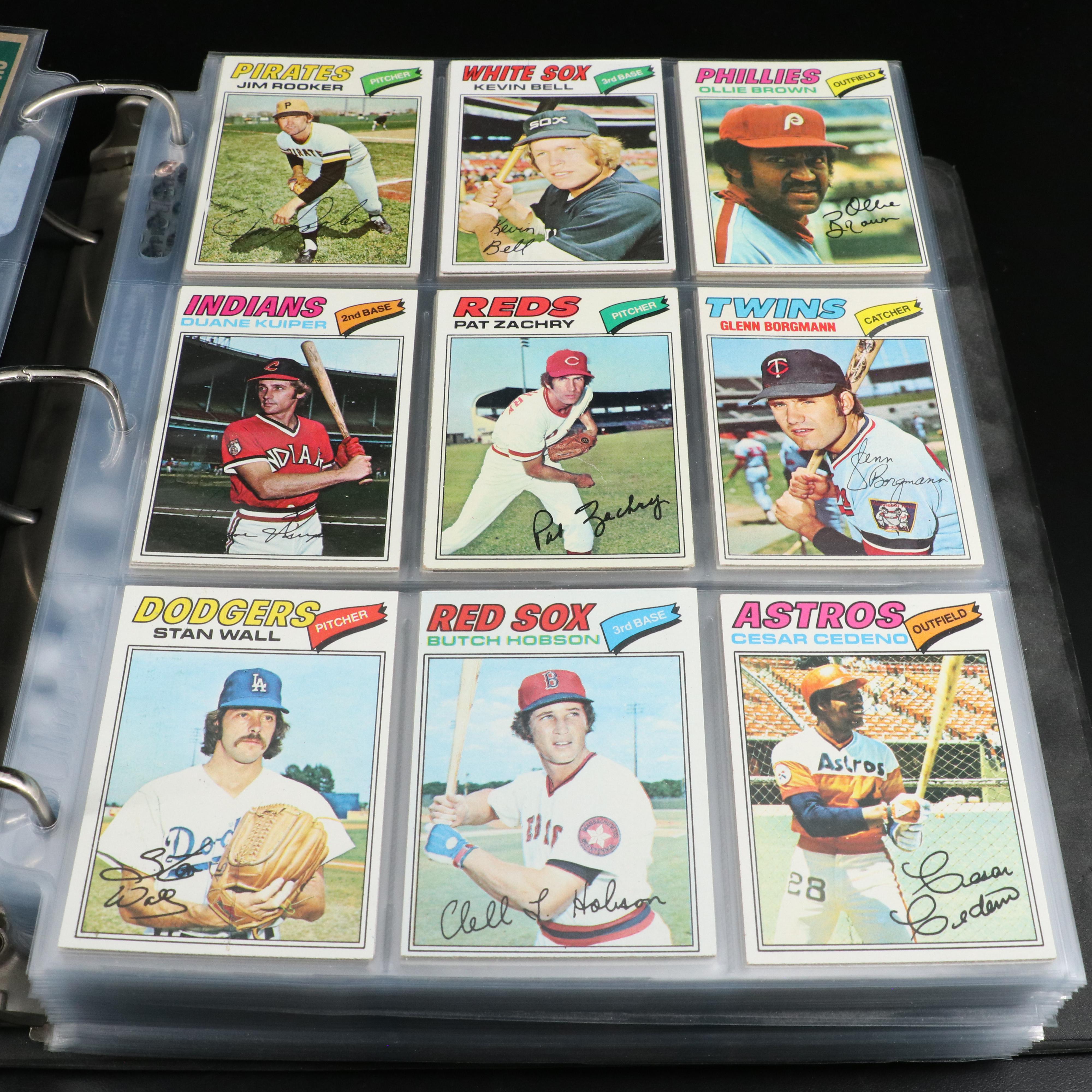 1977 Topps Complete Baseball Card Set Featuring Nolan Ryan, Reggie Jackson, More
