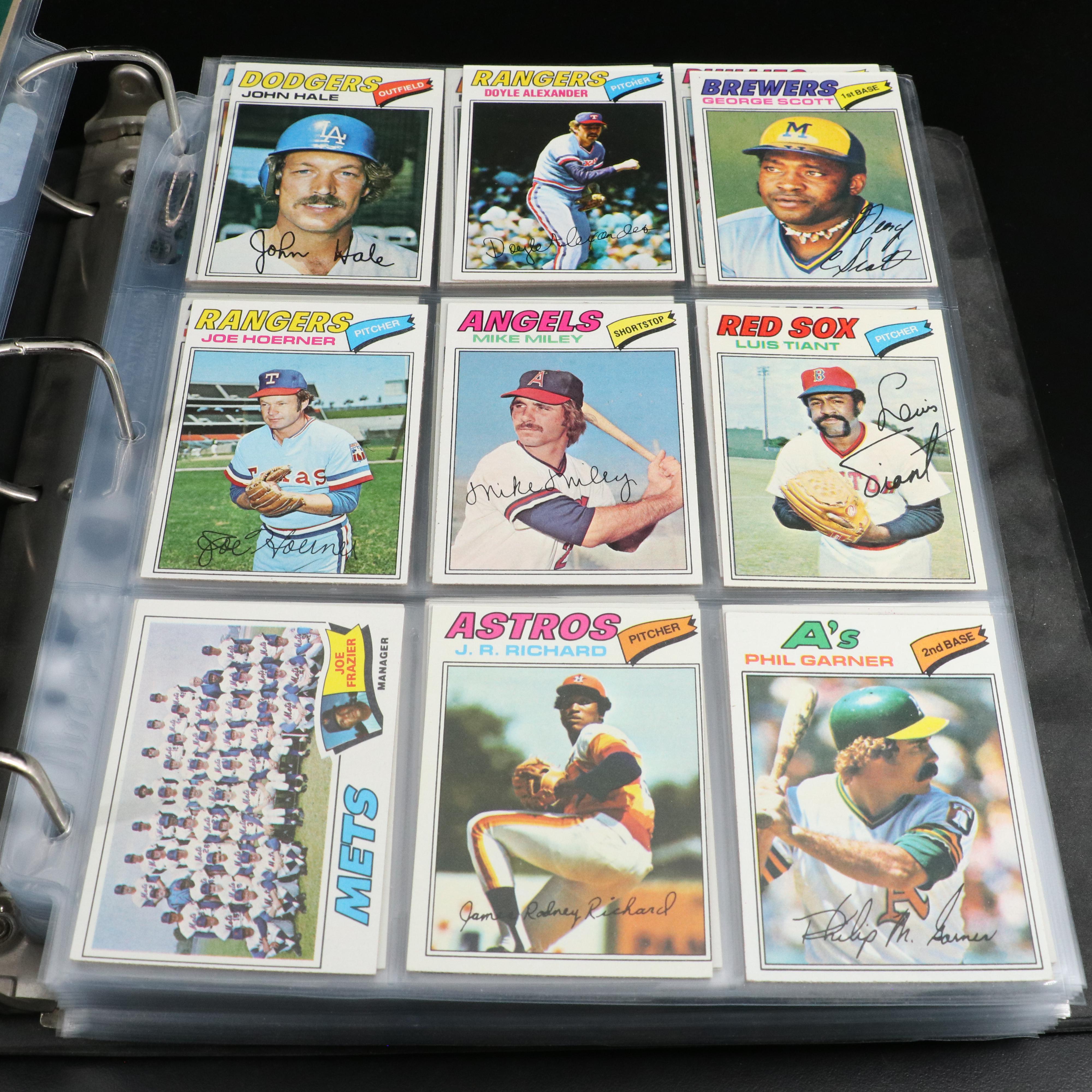 1977 Topps Complete Baseball Card Set Featuring Nolan Ryan, Reggie Jackson, More