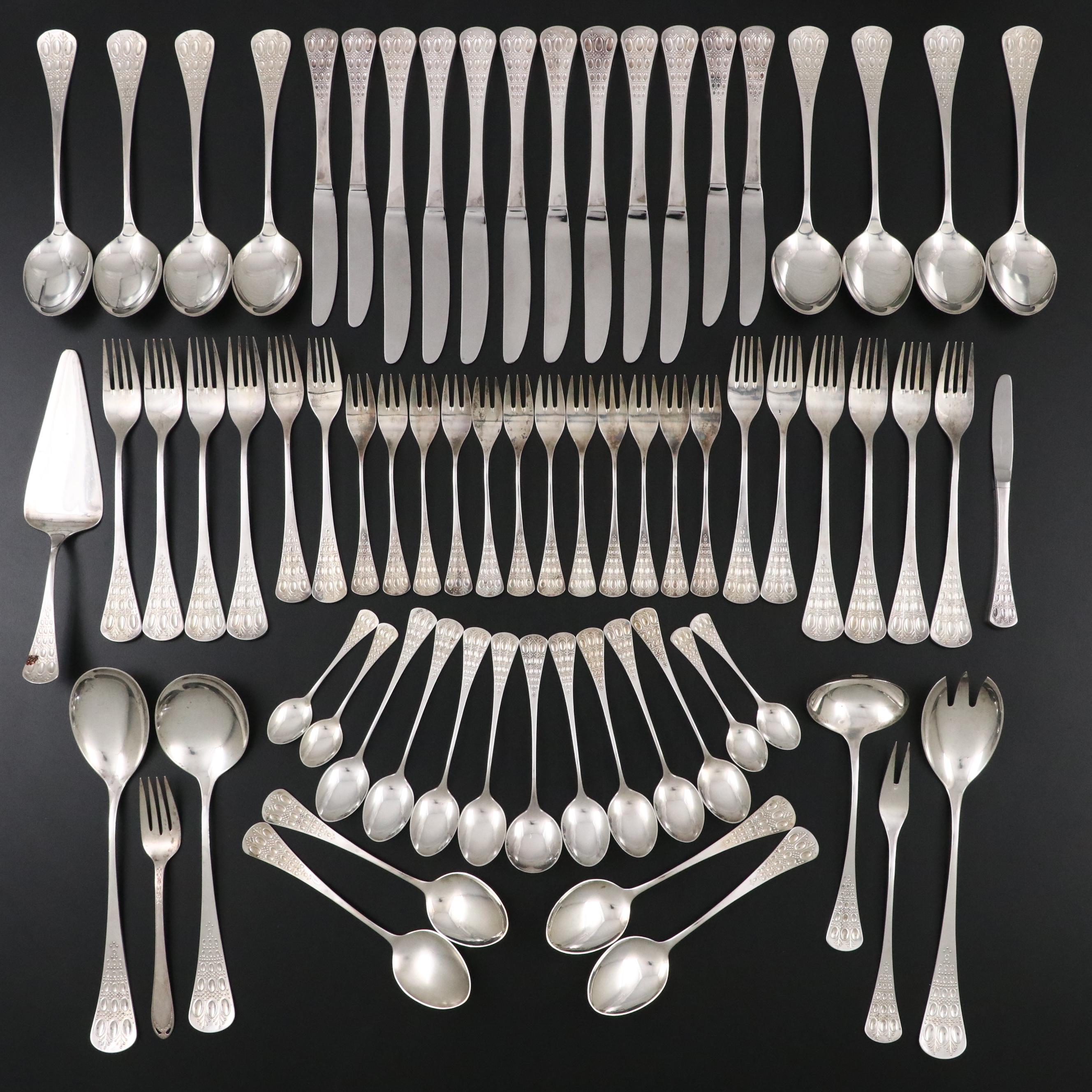 Rosenthal "Romance" Sterling Silver Flatware, Mid to Late 20th Century