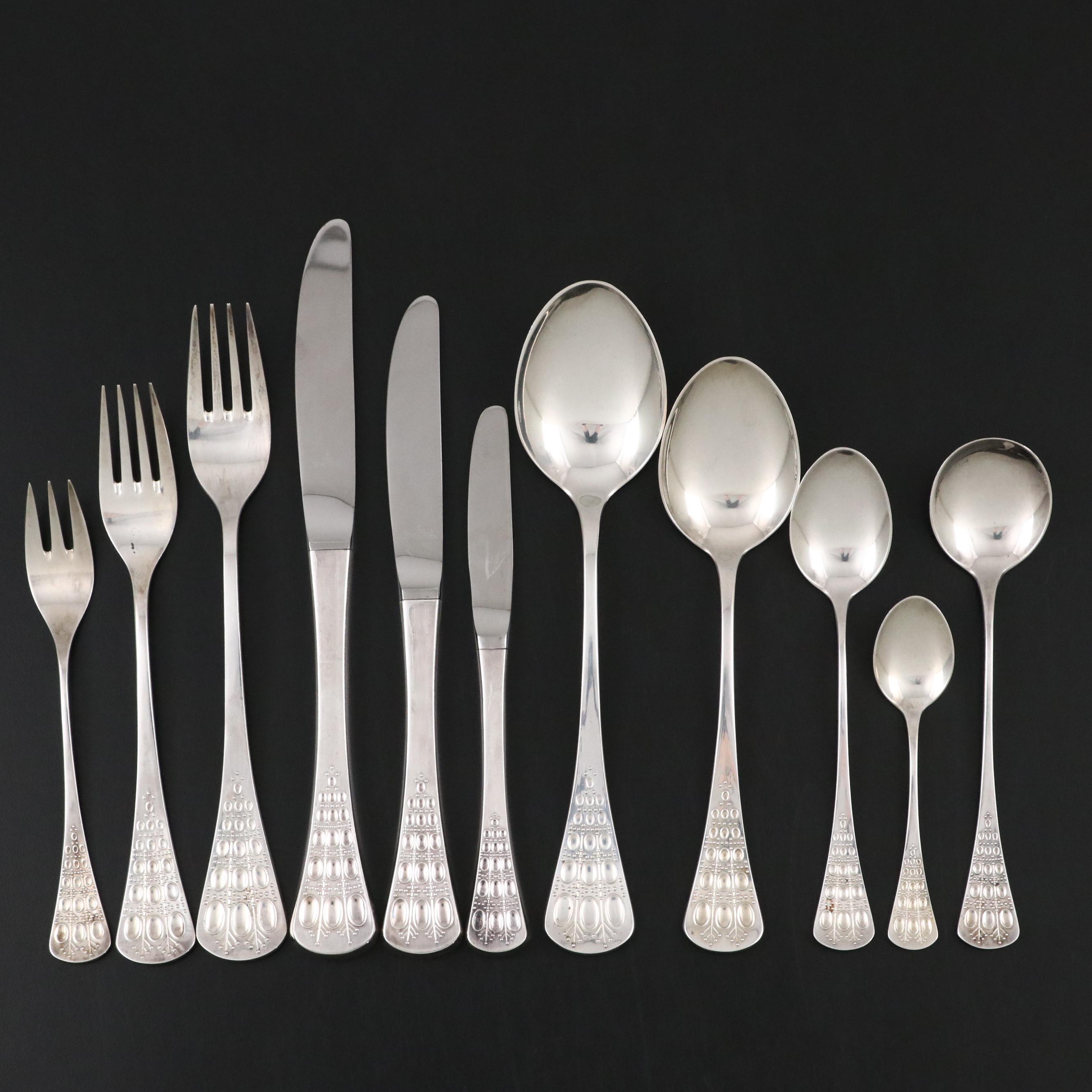 Rosenthal "Romance" Sterling Silver Flatware, Mid to Late 20th Century