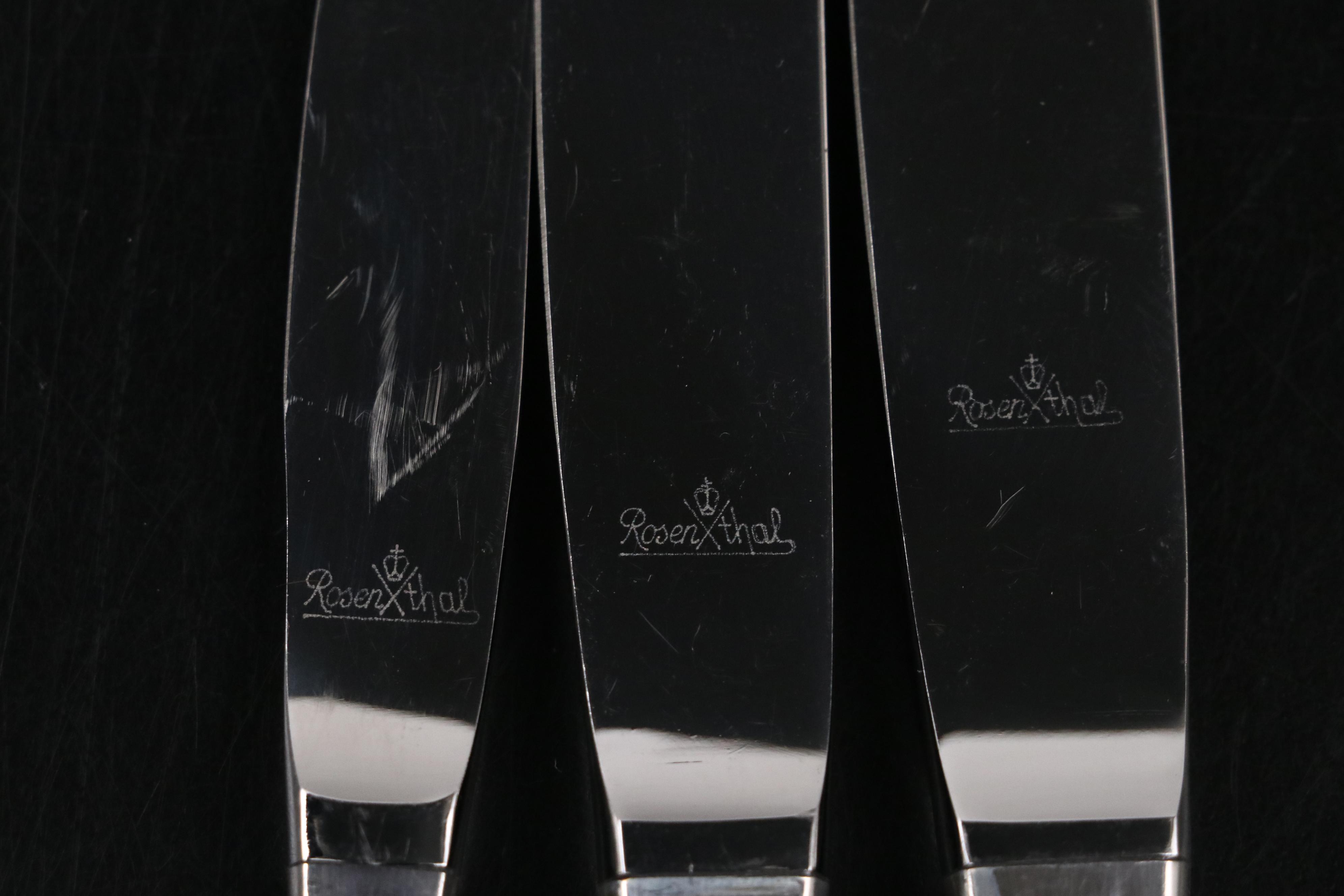 Rosenthal "Romance" Sterling Silver Flatware, Mid to Late 20th Century