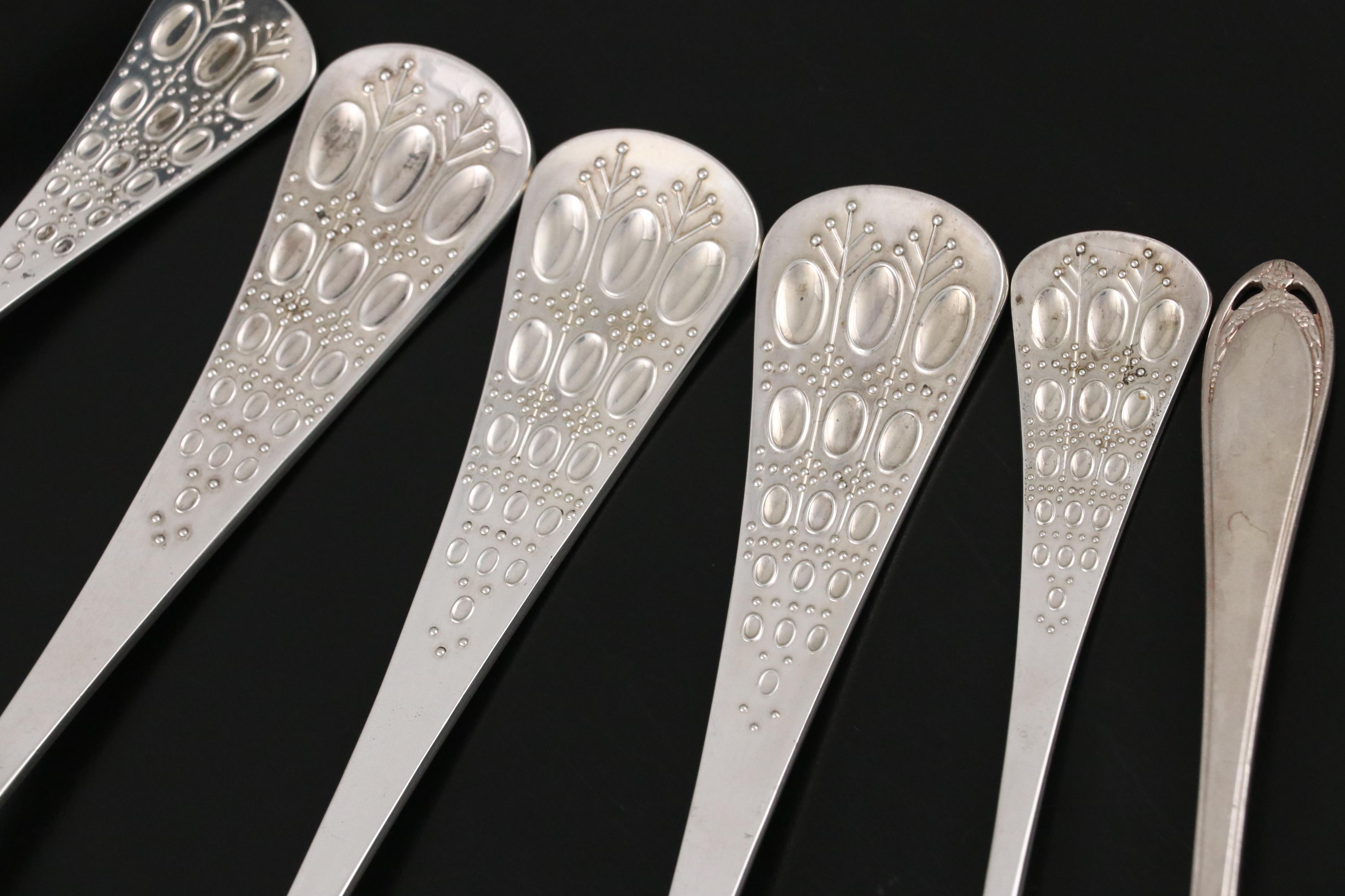 Rosenthal "Romance" Sterling Silver Flatware, Mid to Late 20th Century